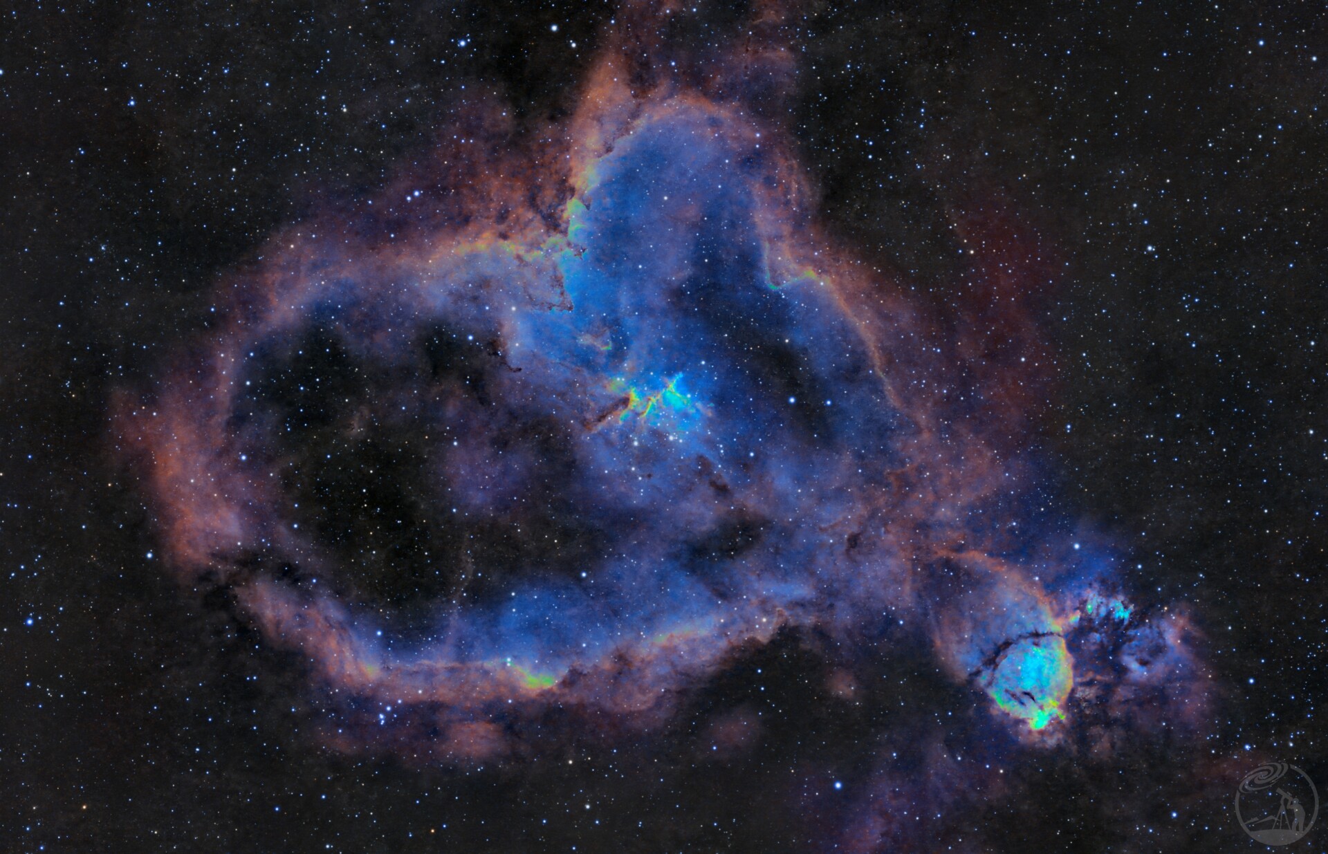 心脏星云哈勃色重做