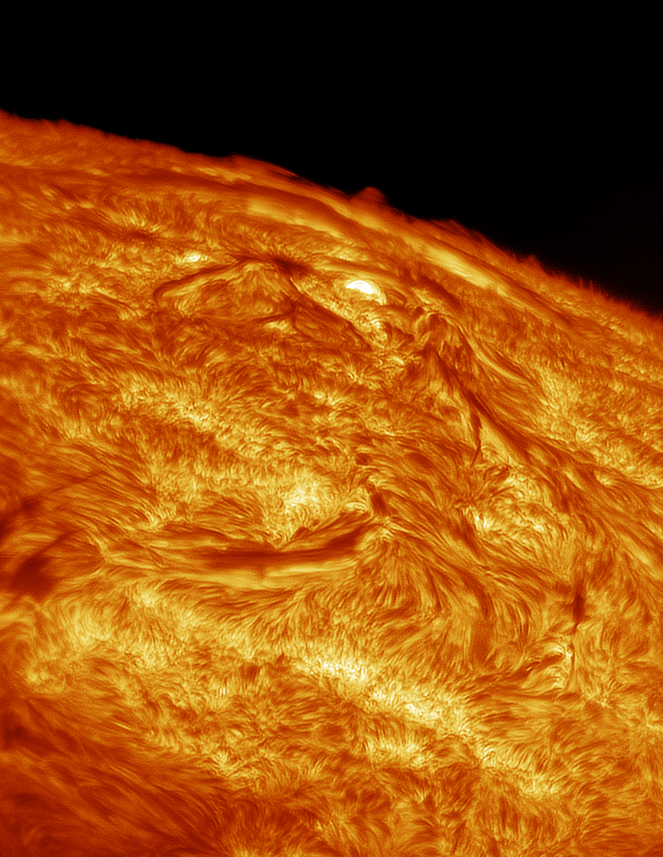 8寸日珥镜日图素材