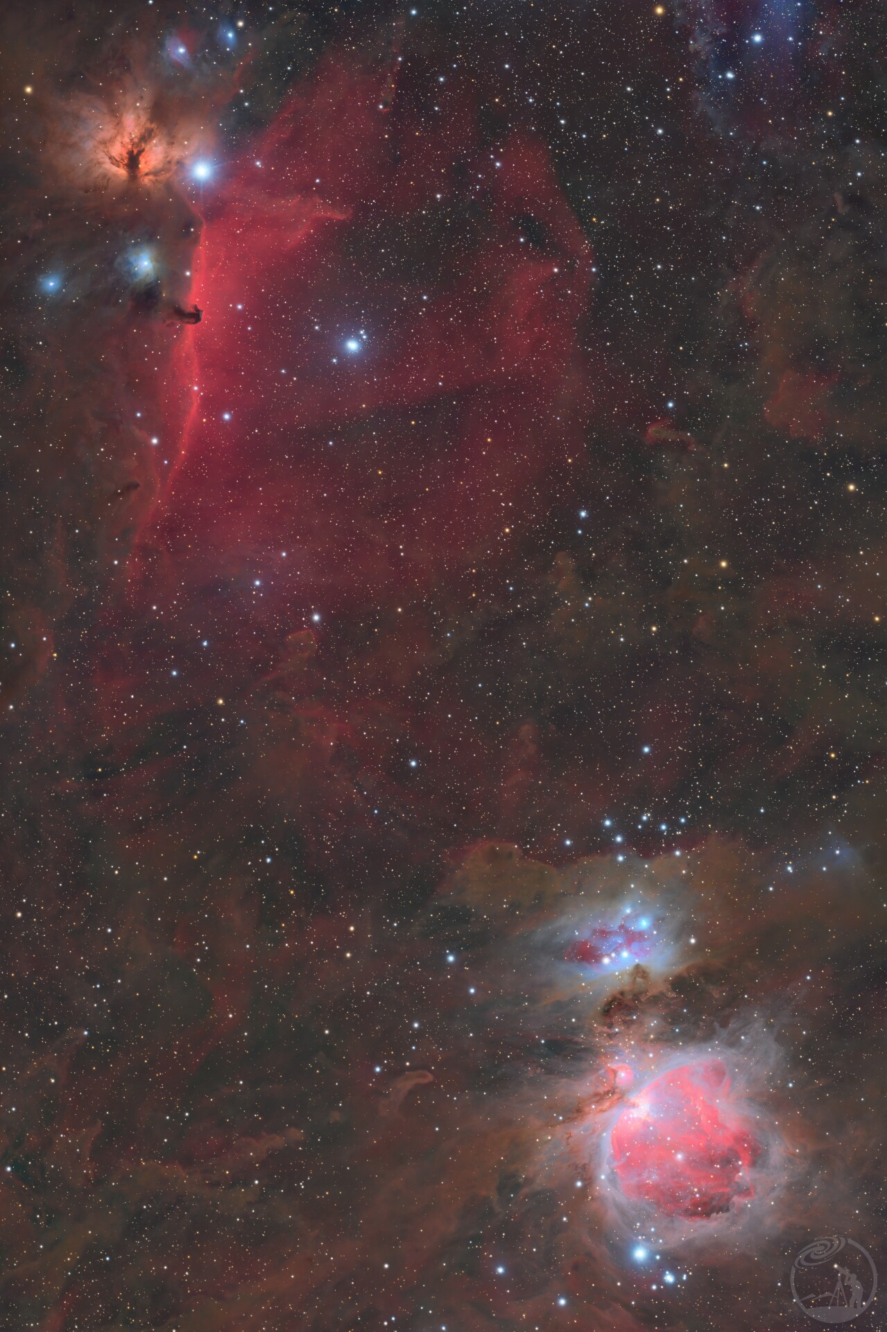 猎户座星云马头星云广域