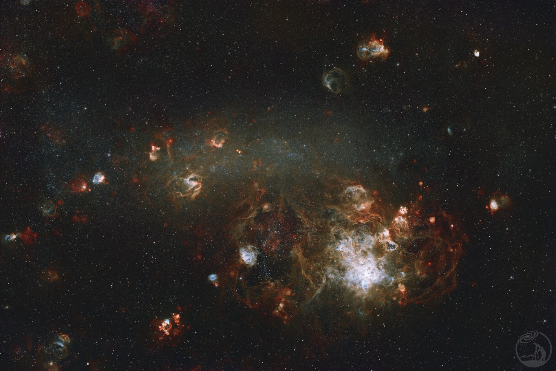 澳洲打野狼蛛星云