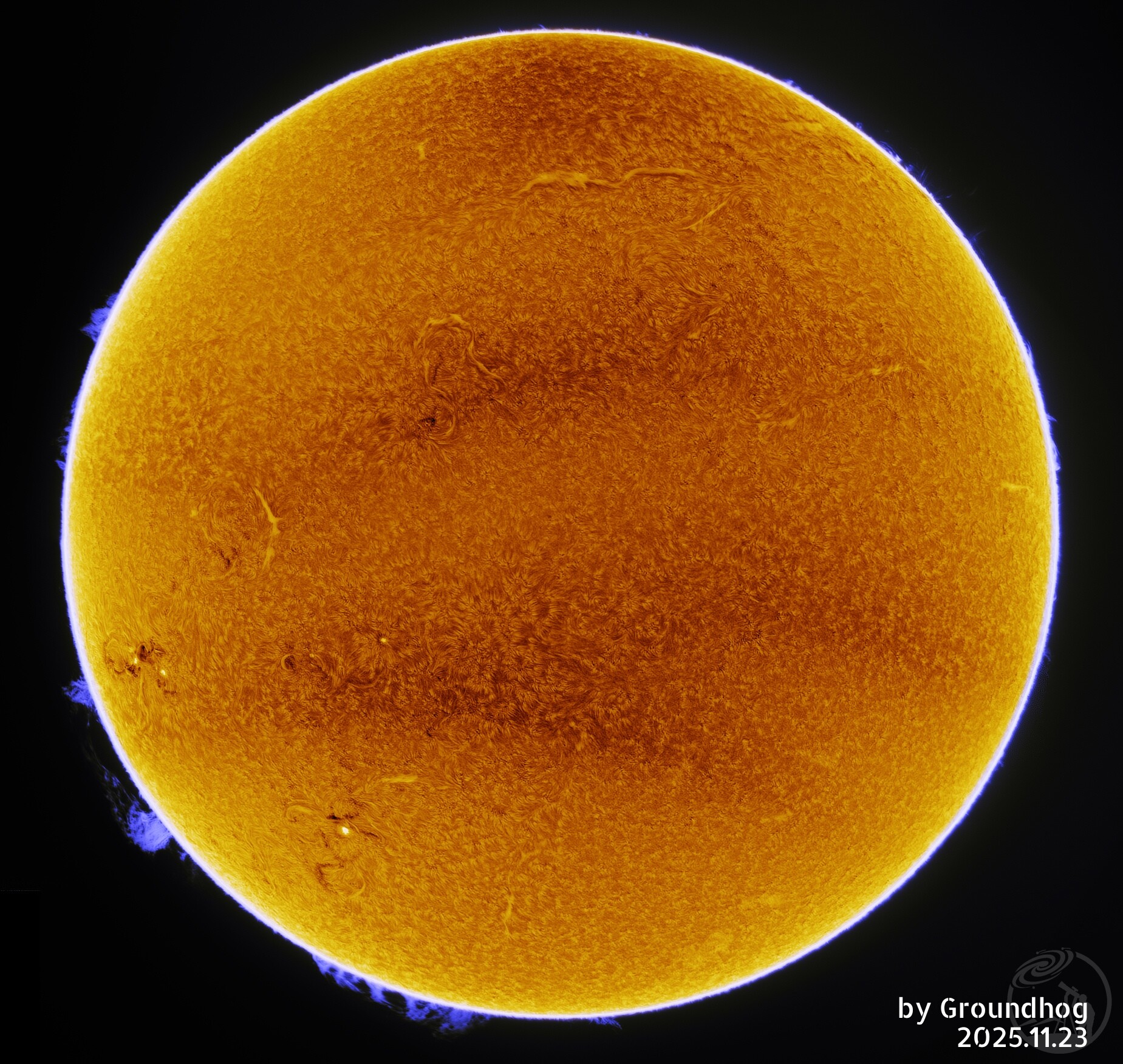 初次日珥镜体验（渣图）