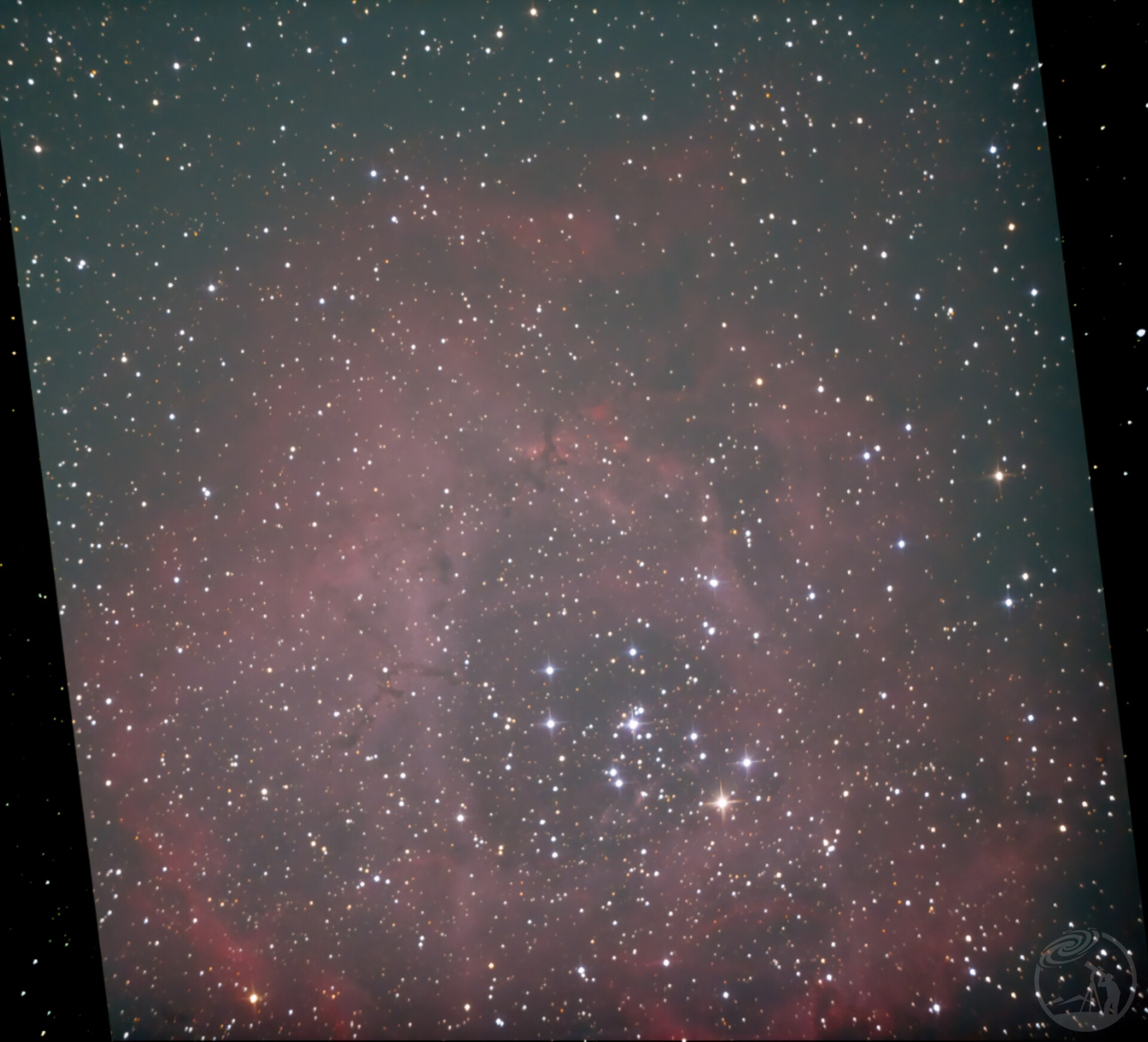 佳能6D改机拍摄玫瑰星云