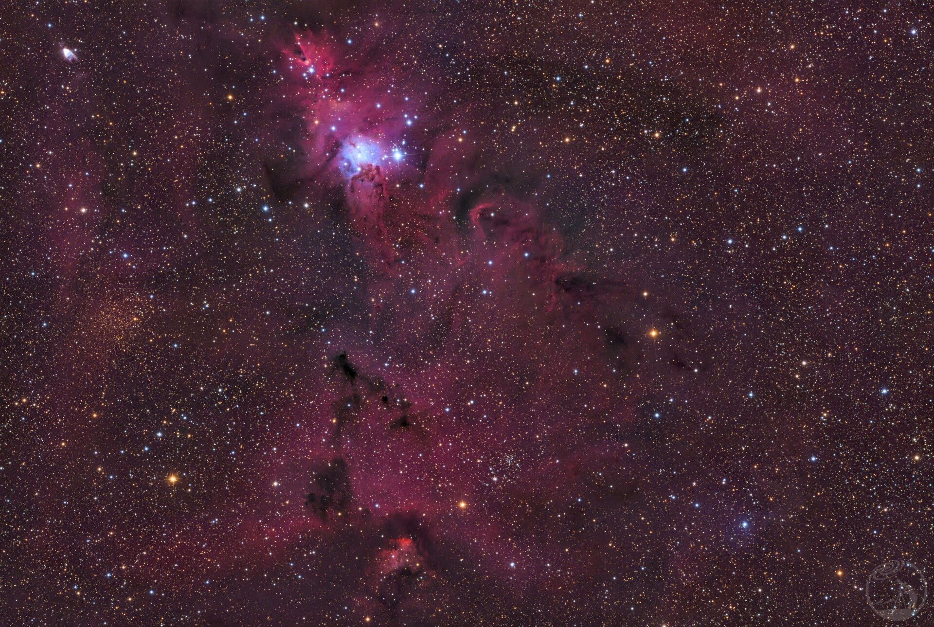 NGC2264圣诞树星团&NGC2261哈勃变光星云快餐