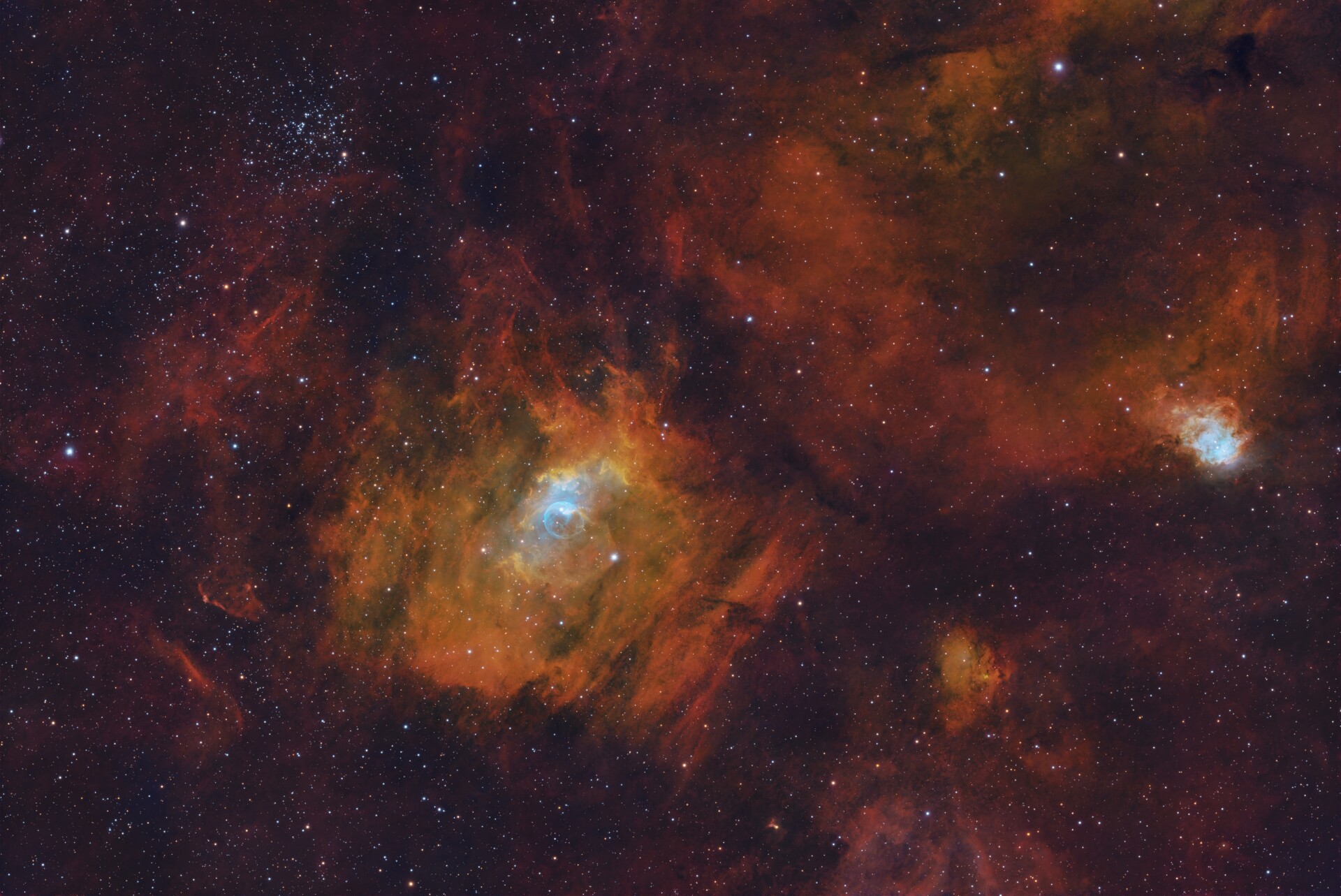 八级区出图 ngc7635 气泡