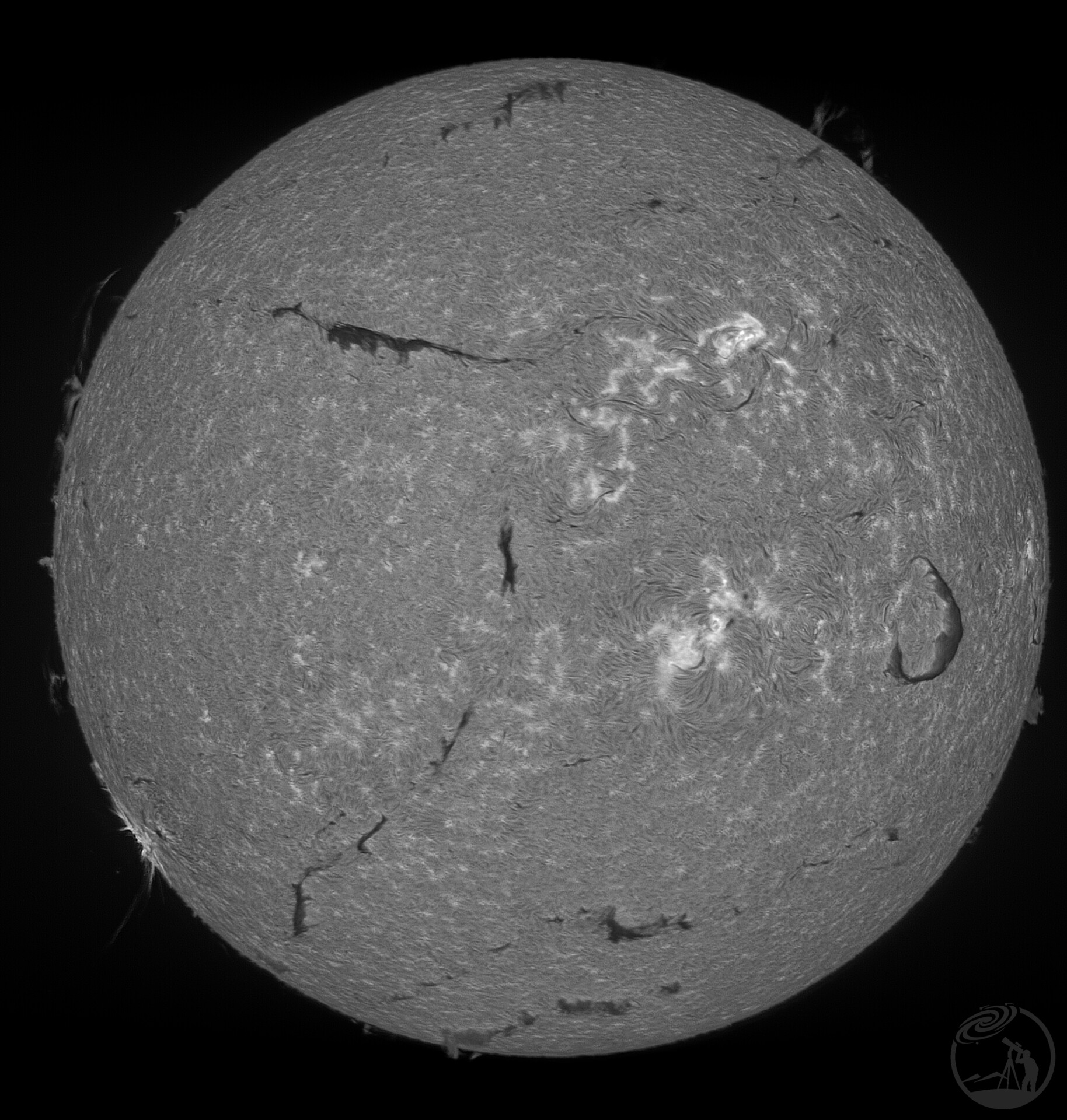 20251129太阳光谱仪线扫成像Ha/CaH