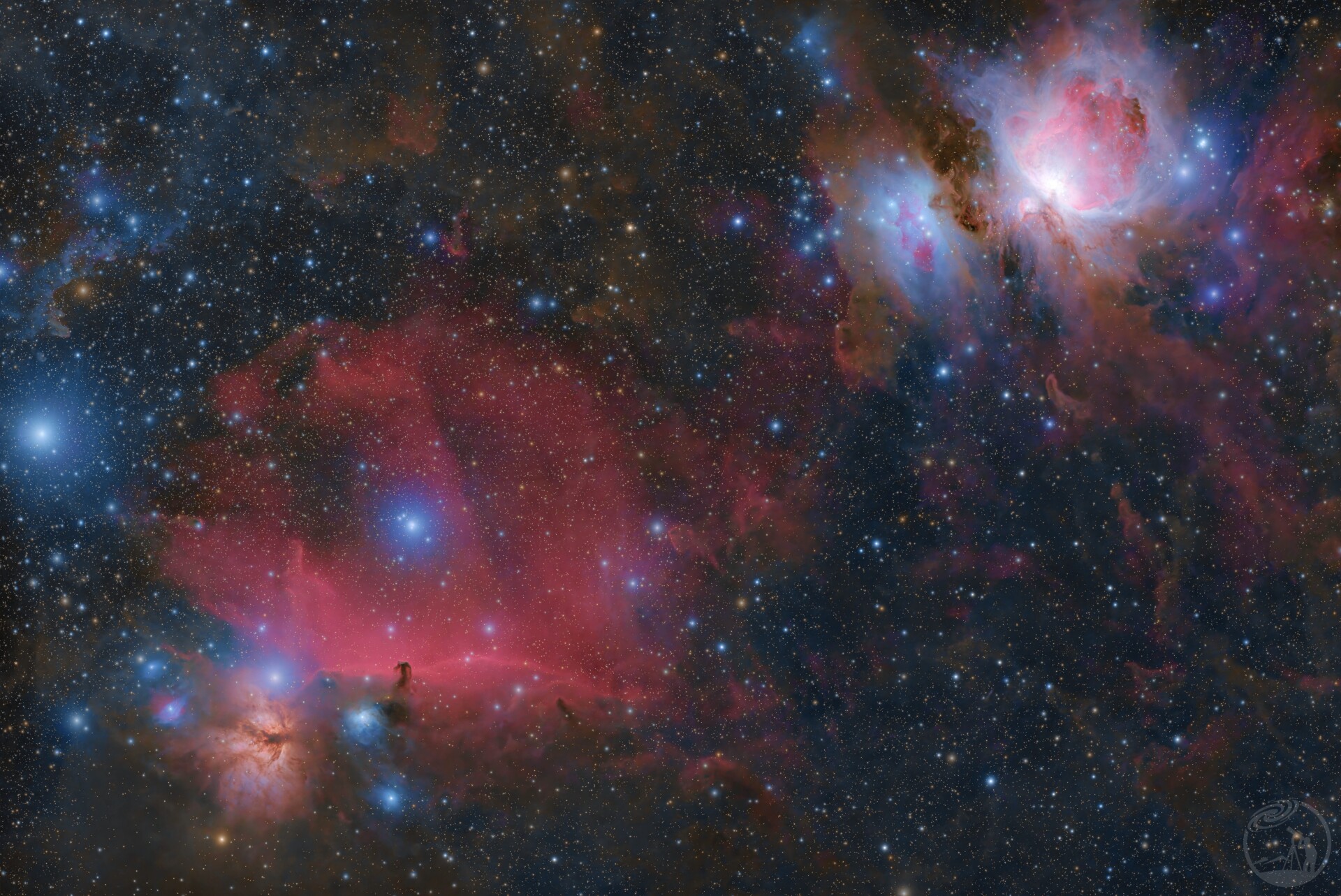 重新补了暗场好好处理的m42和马头