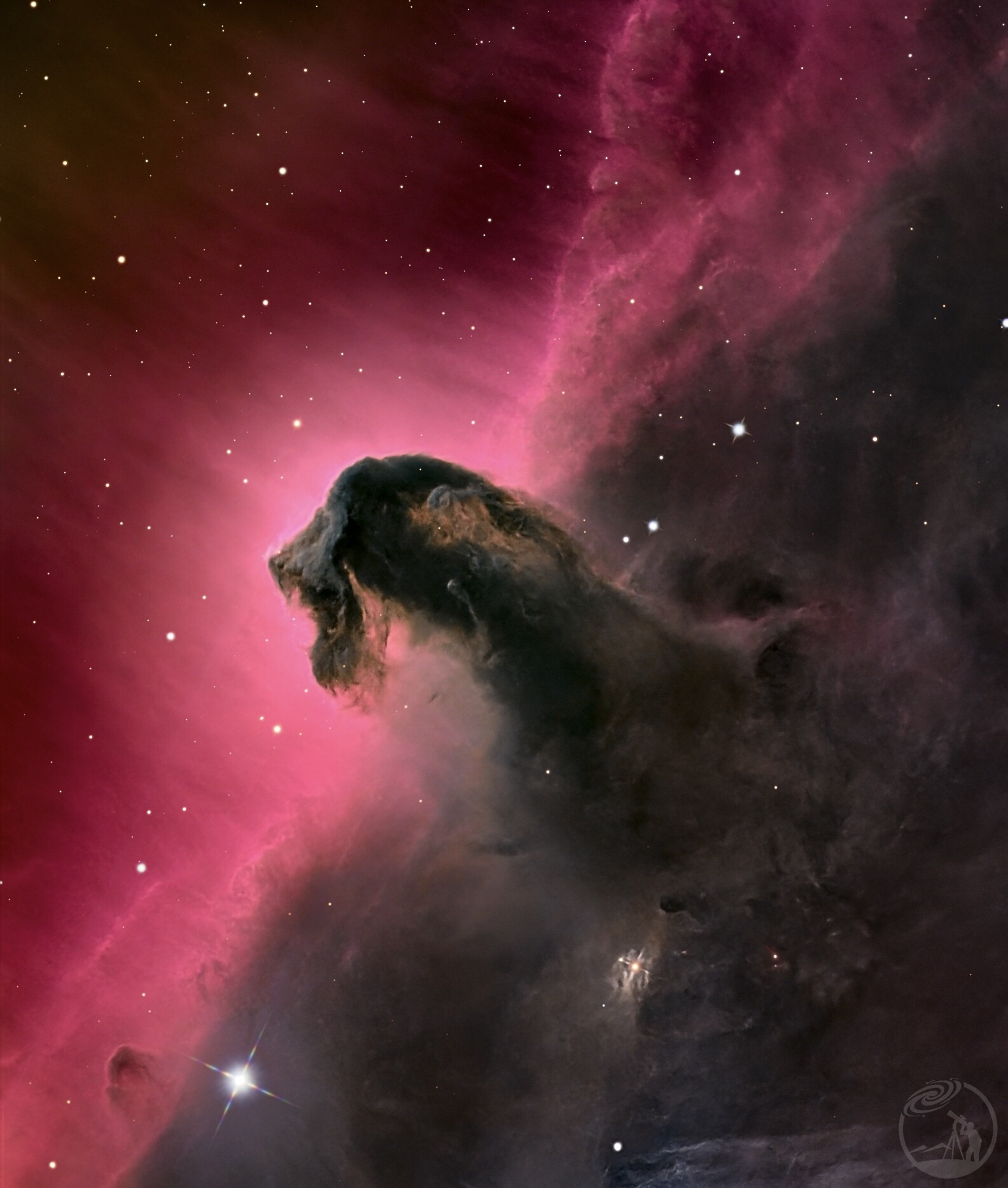 马头细节，与哈勃对比