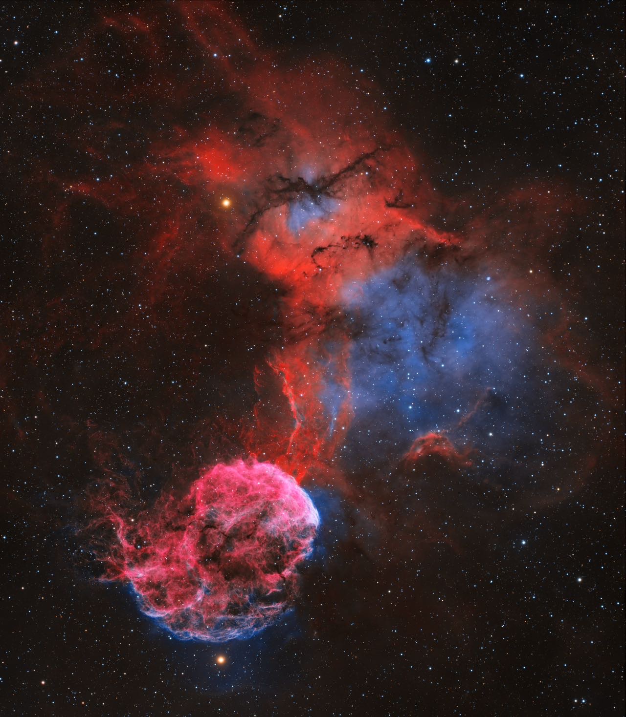 甄选素材水母星云SHO 50h素材 深空远程台