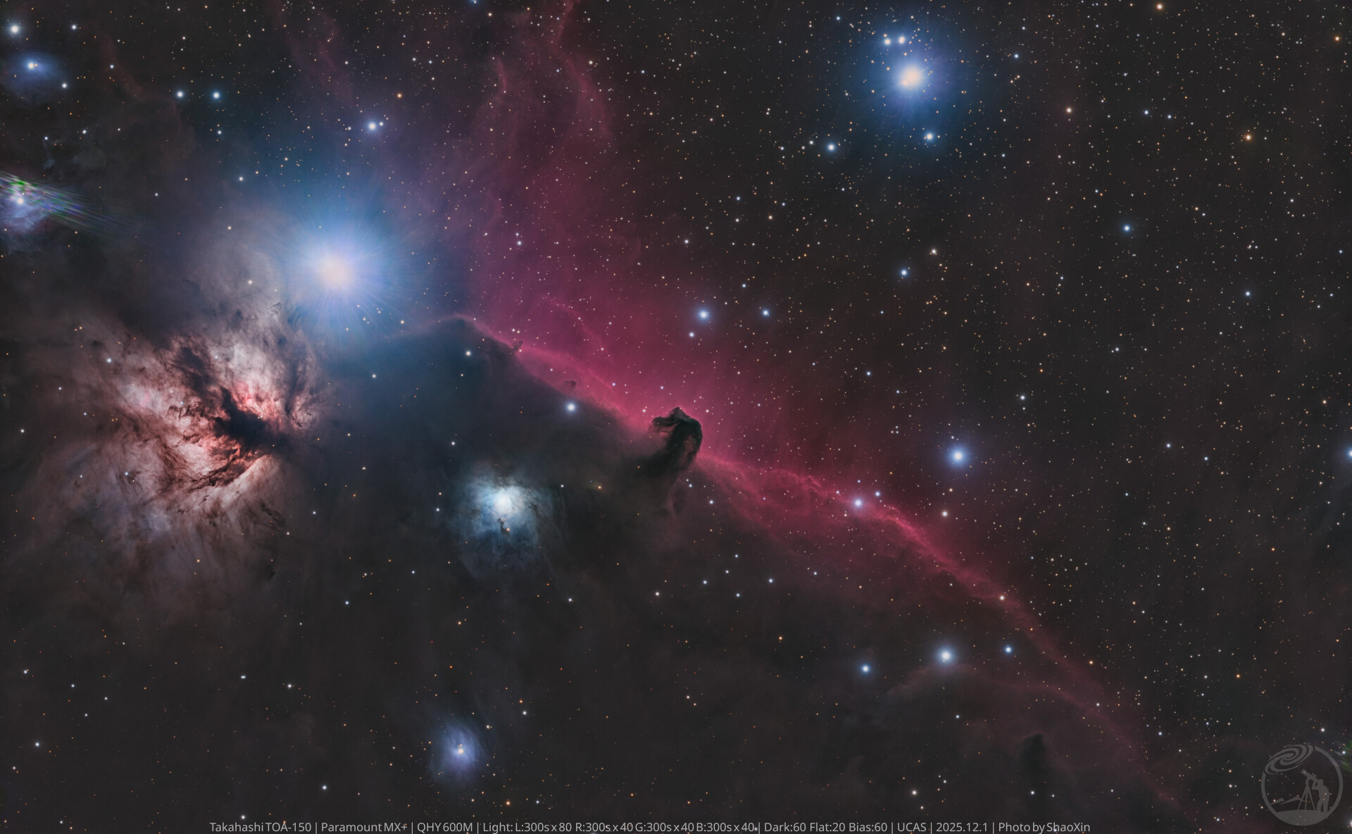 多通道初尝试之马头星云