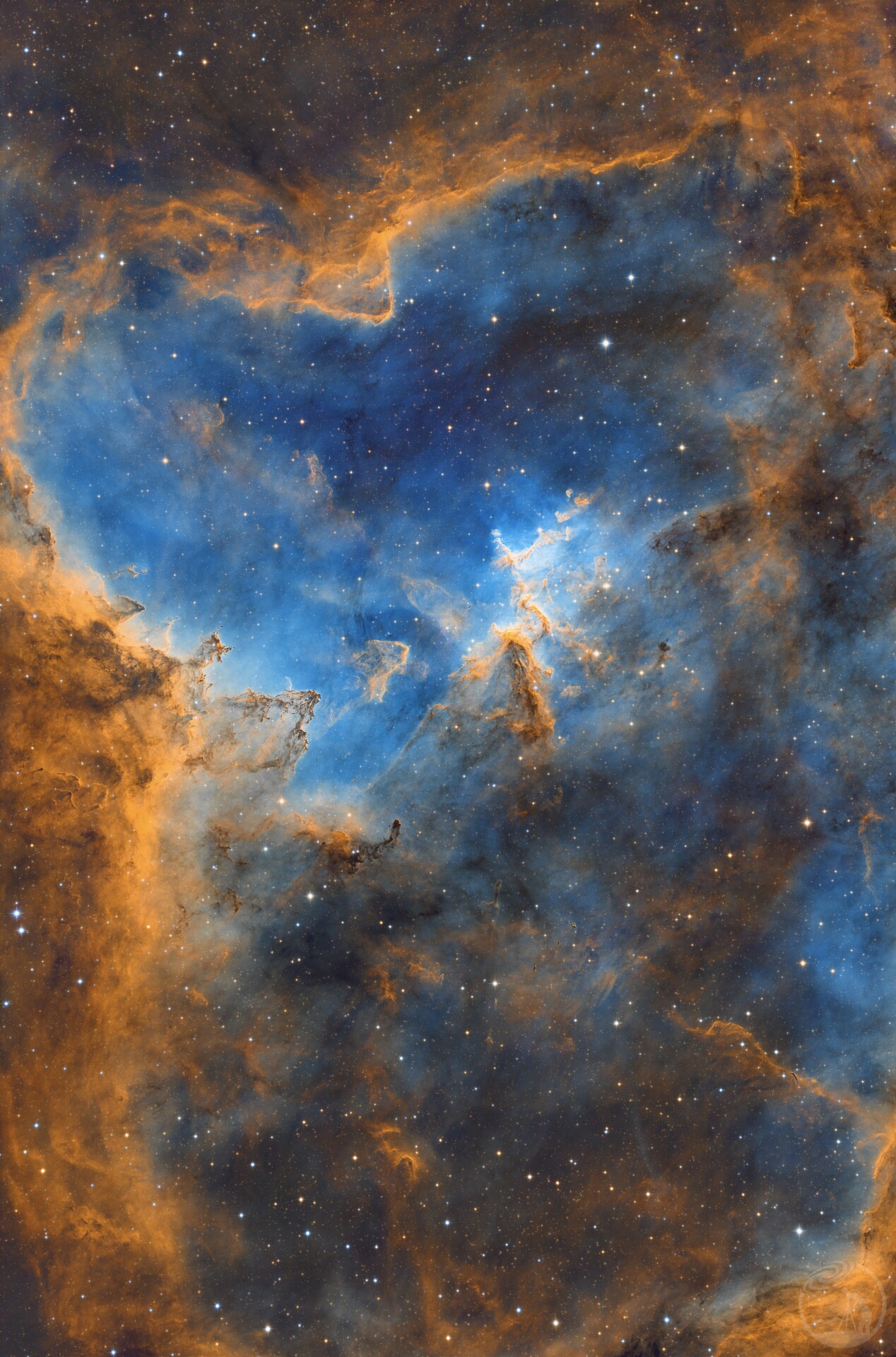 IC1805心脏星云局部细节