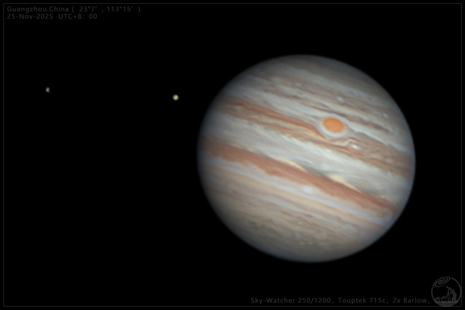 木星与月牙型欧罗巴星(视宁一般