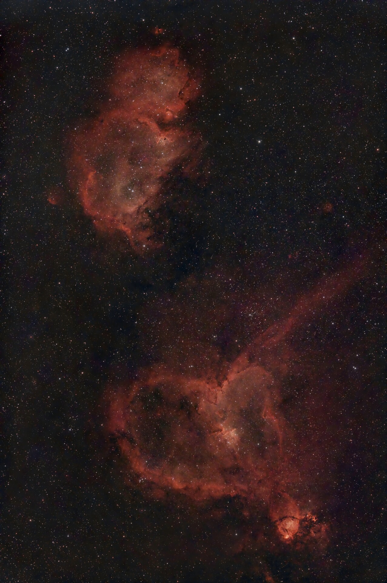 心脏星云+灵魂星云