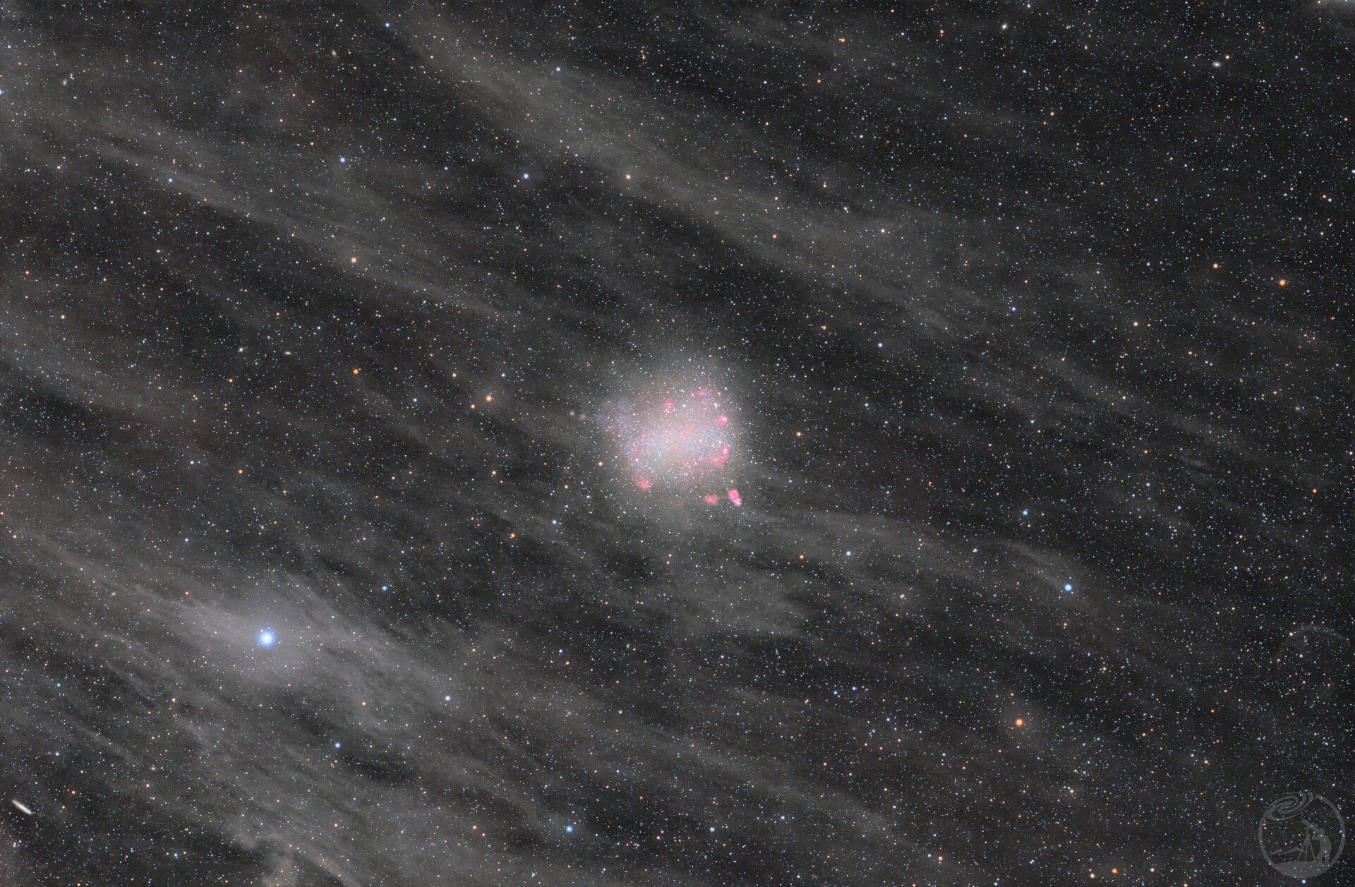 NGC6822 - 宝石之花 - 巴纳德星系