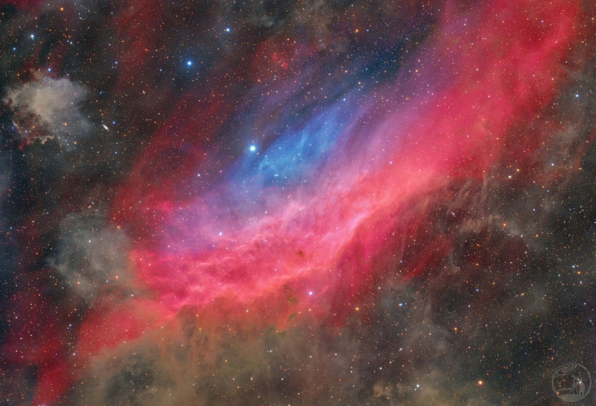 NGC1499加州星云（RGBHO）