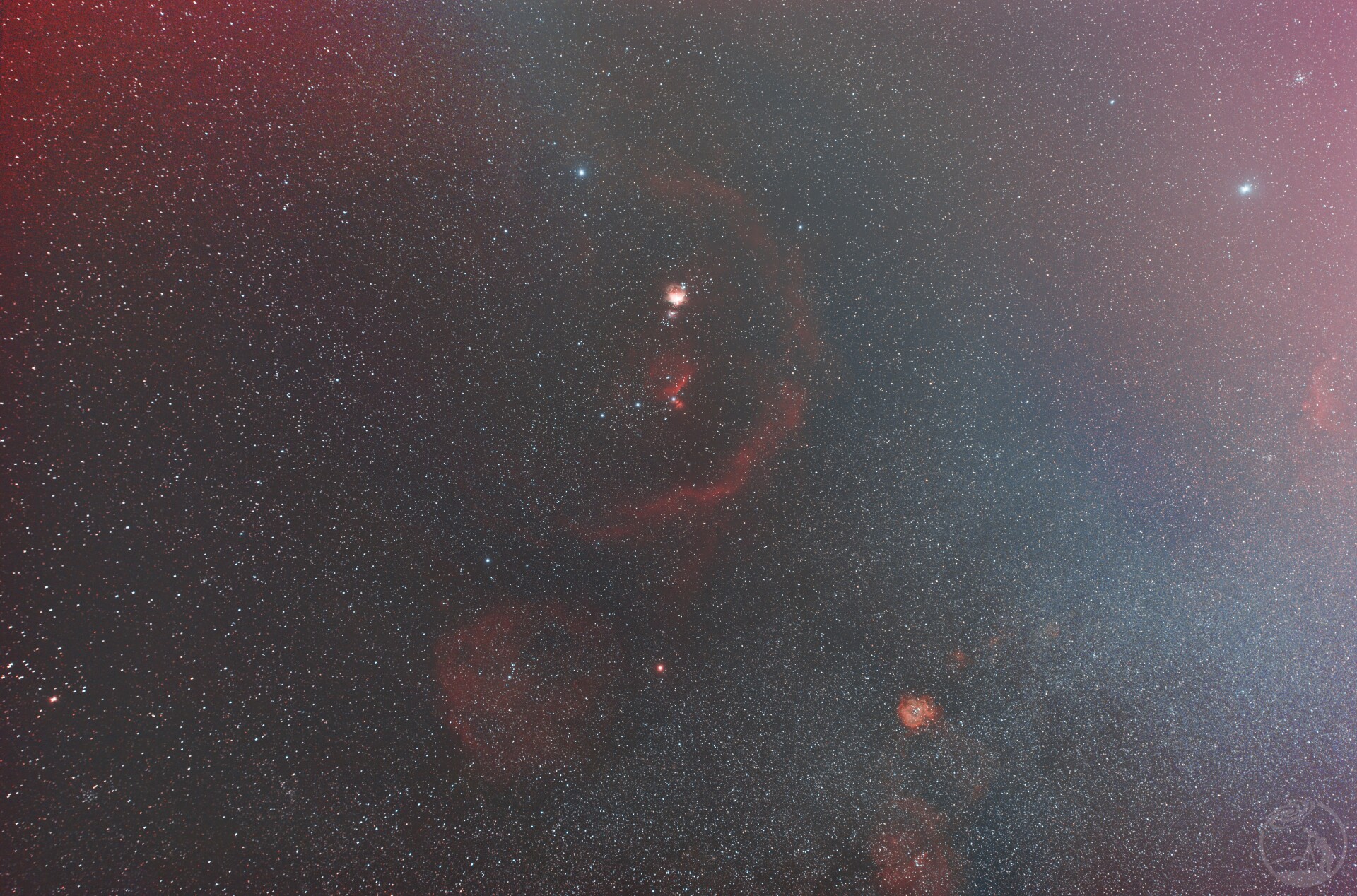 8级光污染猎户座