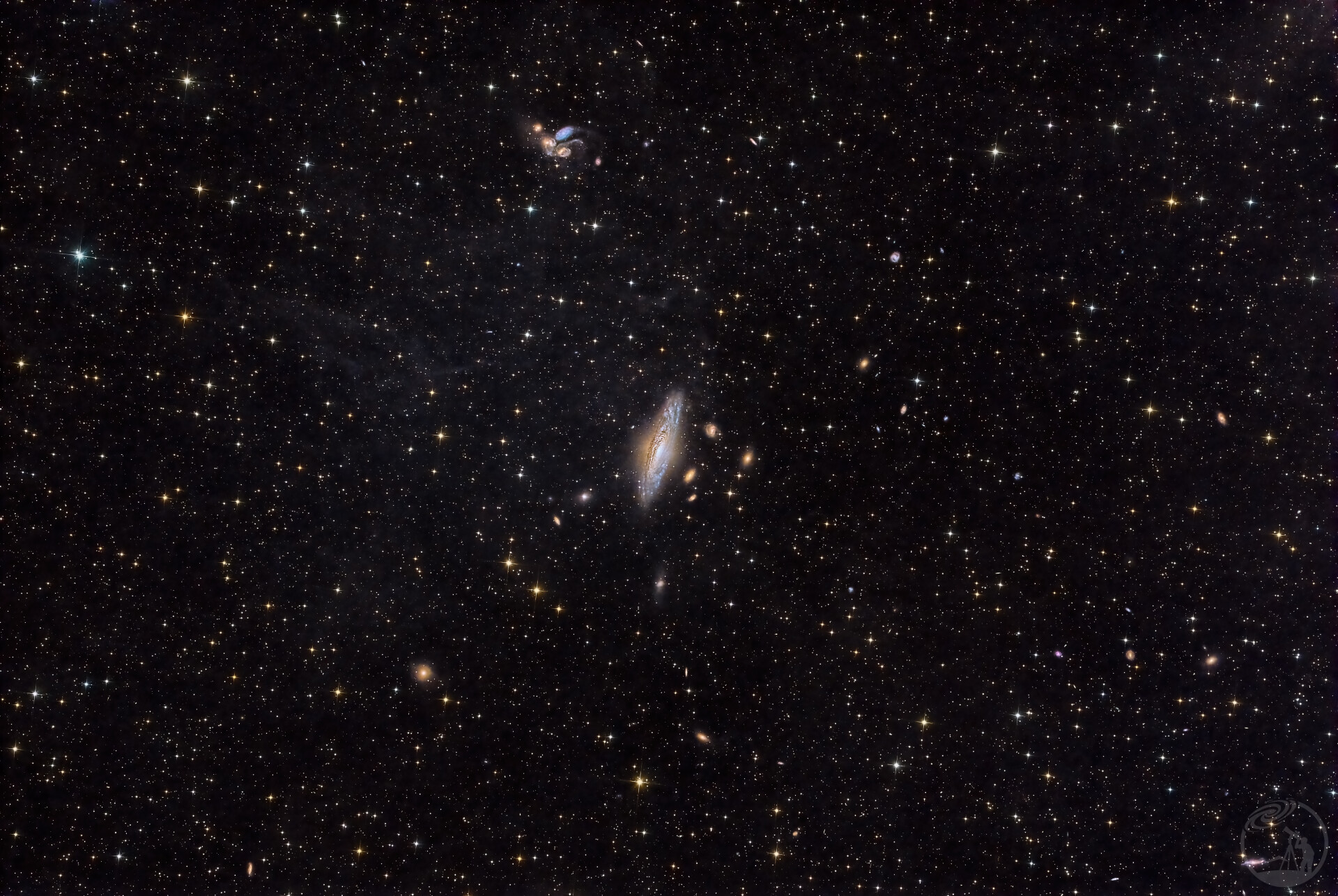 ngc7331 & 鹿舔星系群