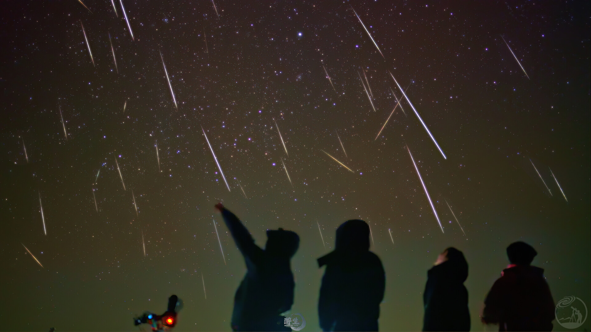 双子座流星雨人生照片