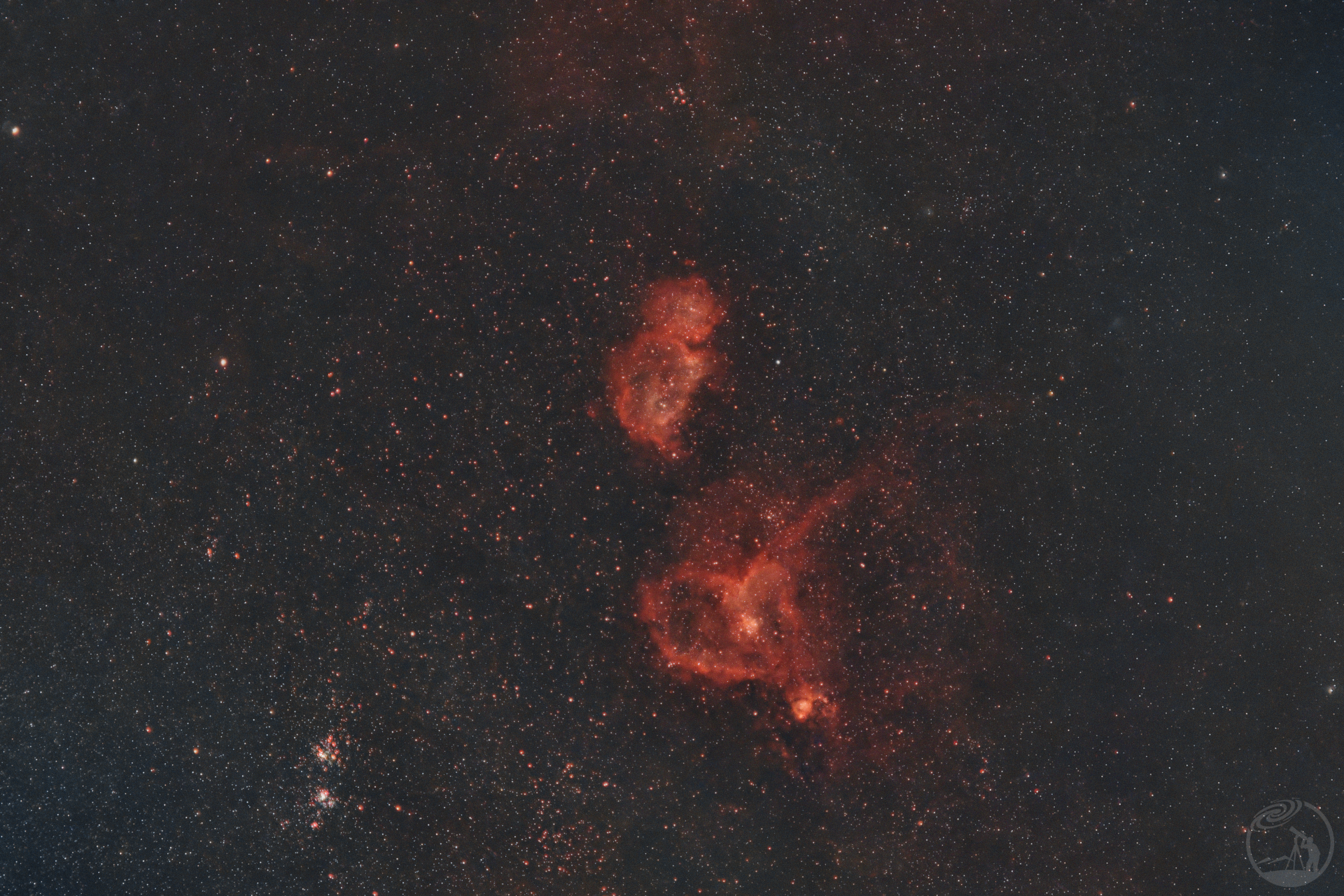 IC1805心脏星云&IC1848灵魂星云