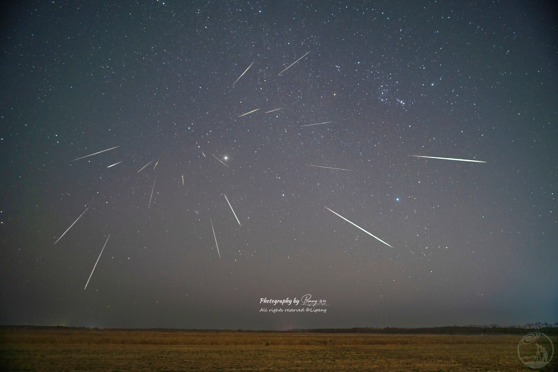 上海崇明双子座流星雨