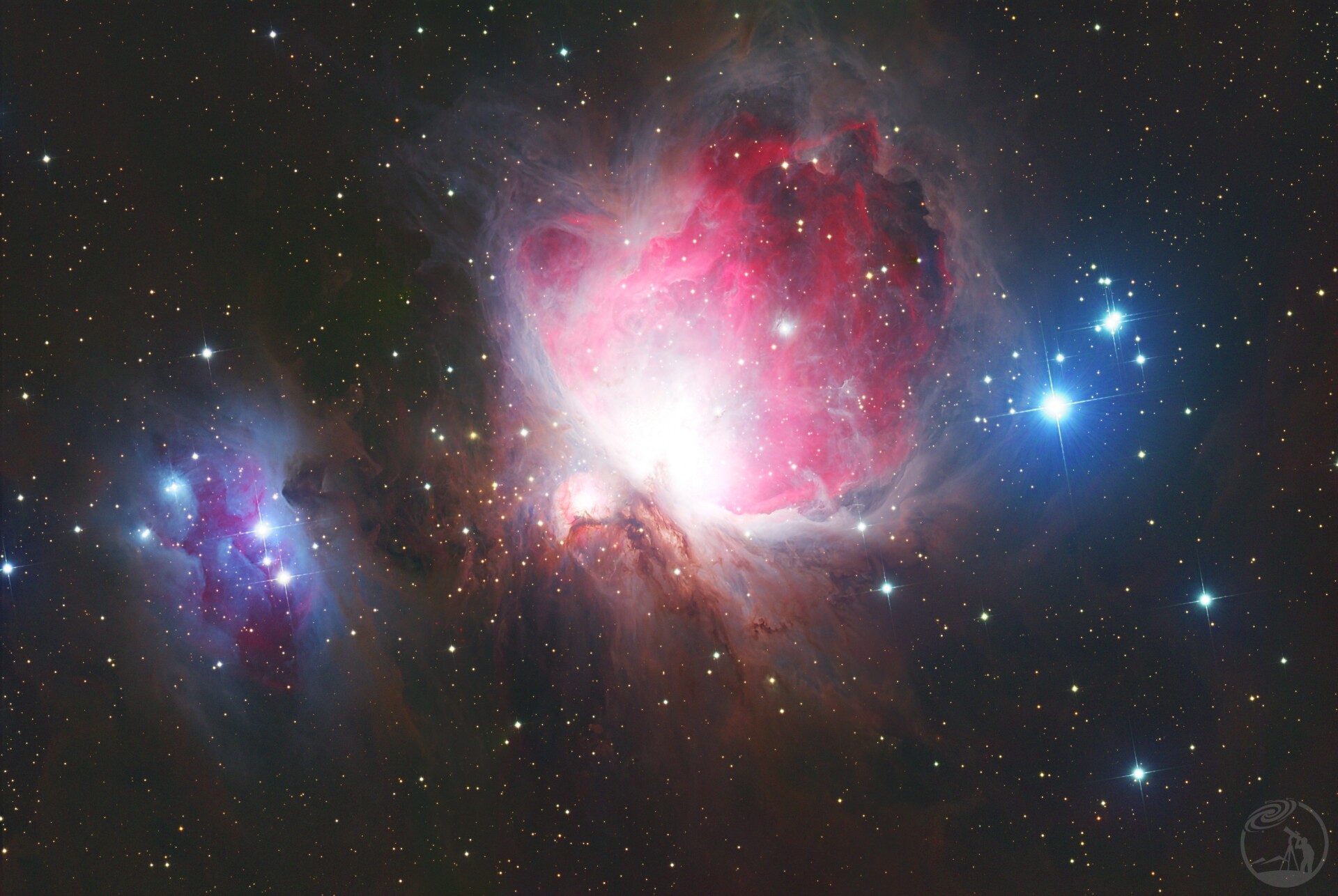 星云背后的红外星光