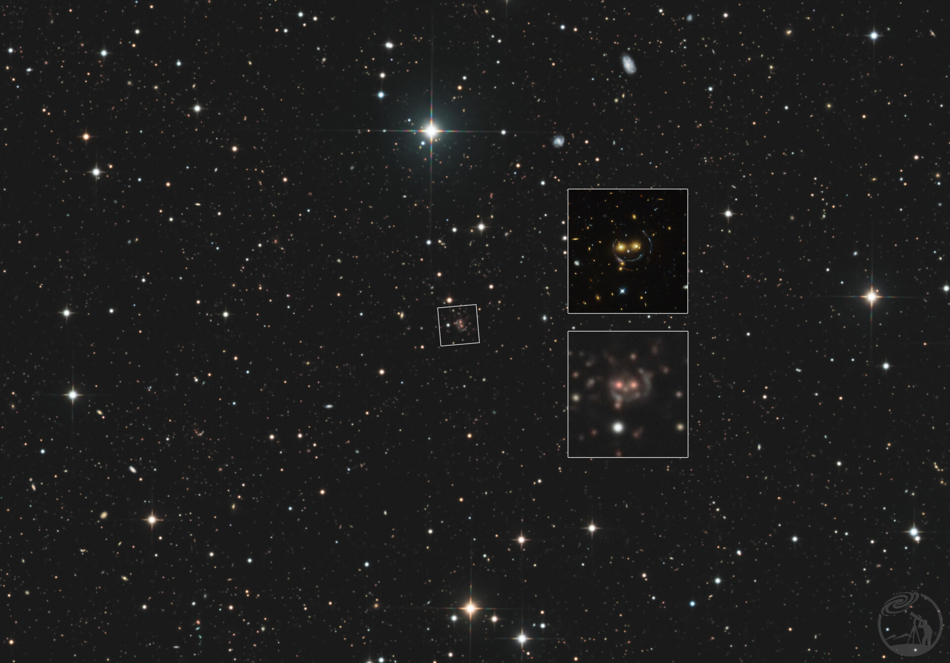 宇宙笑脸: 爱因斯坦环SDSS J1038+4849