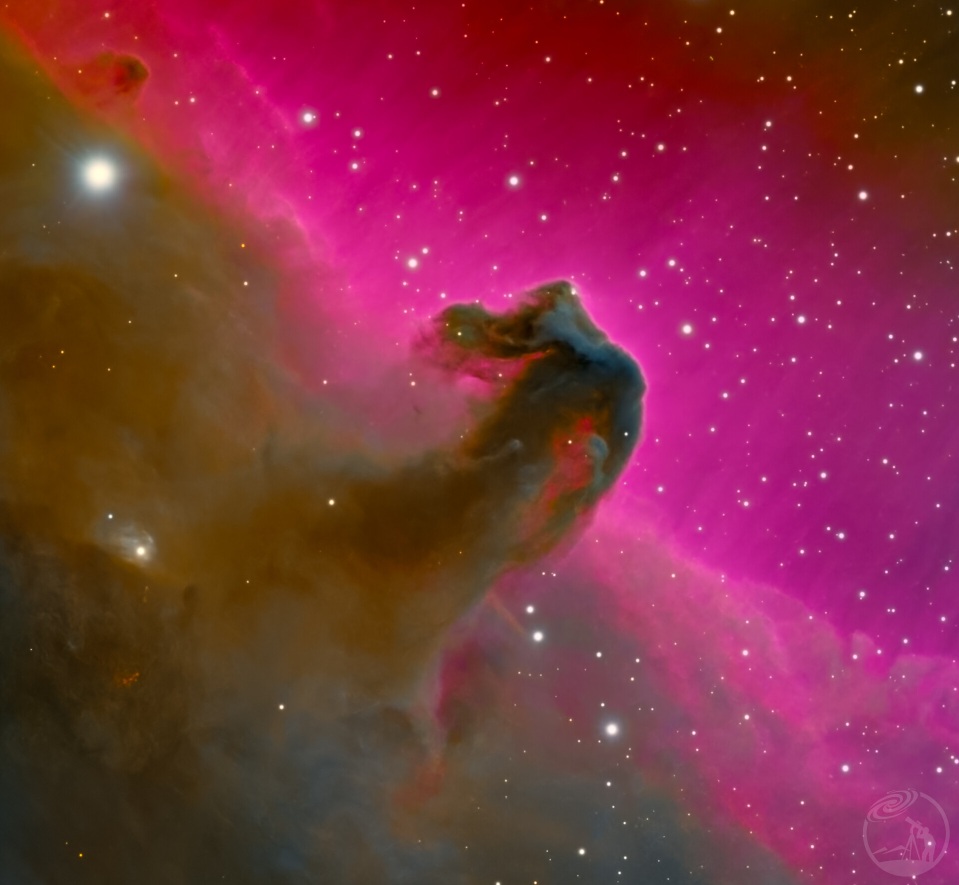 施卡下的马头星云IC434