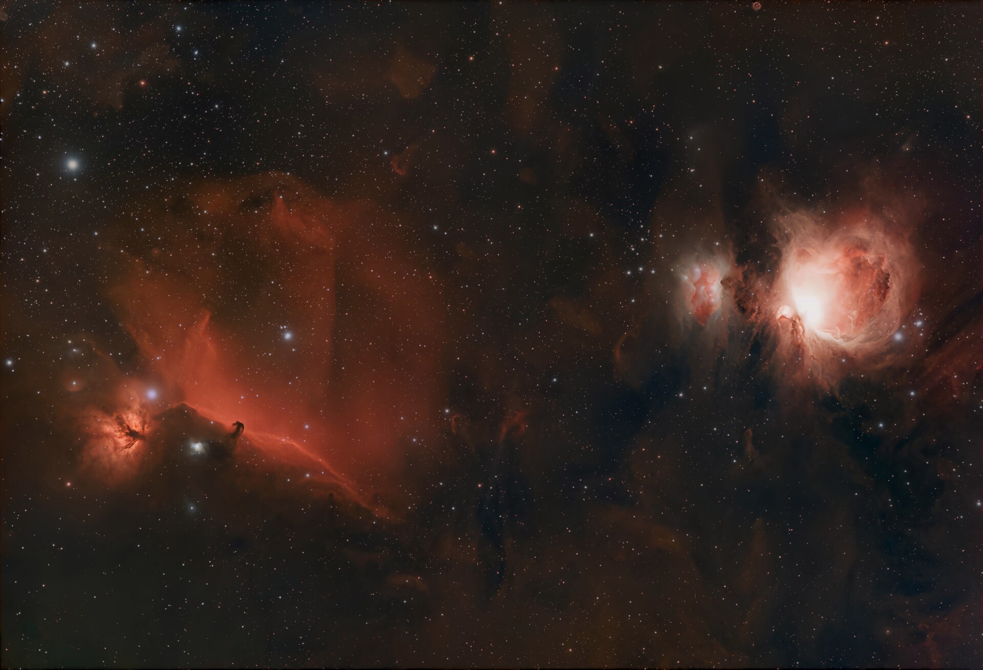 马头星云+猎户座大星云