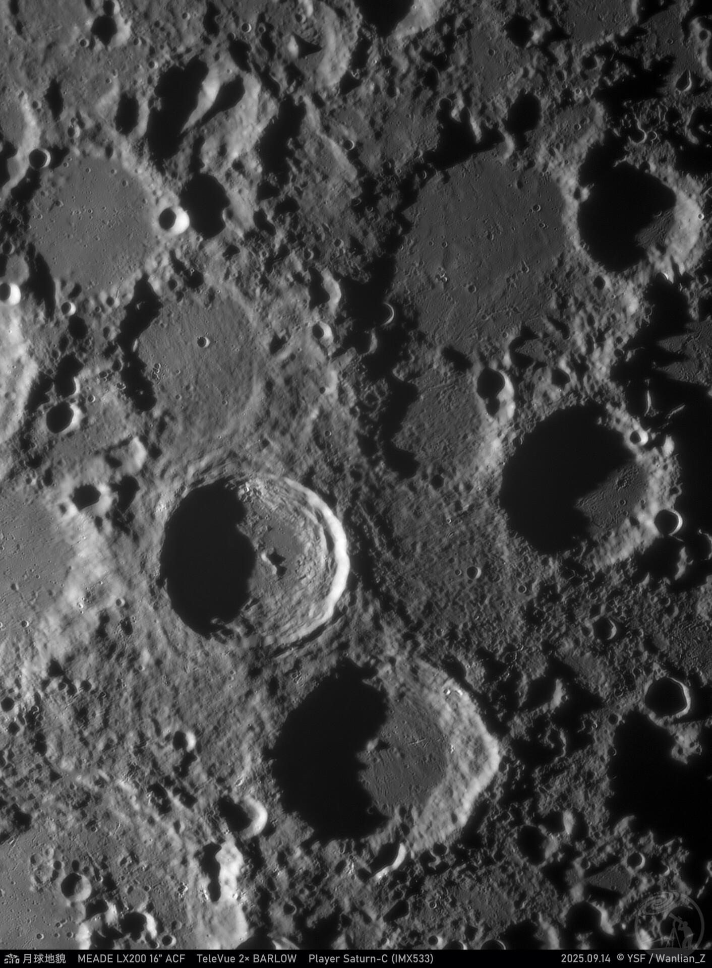 连环嵌套的环形山