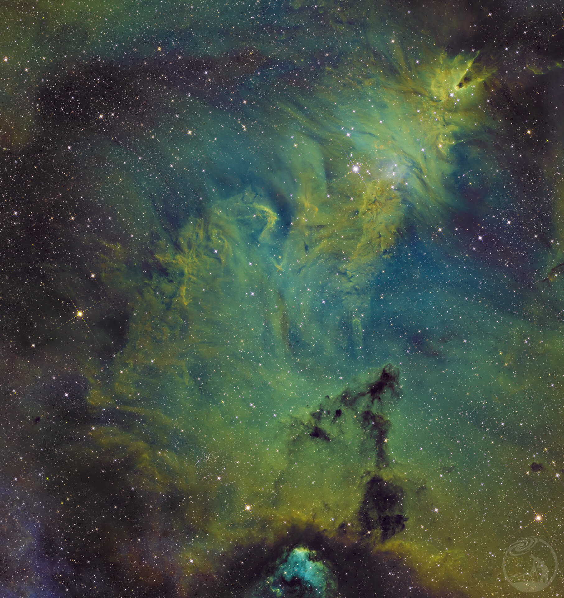 NGC 2264圣诞树星云SHO