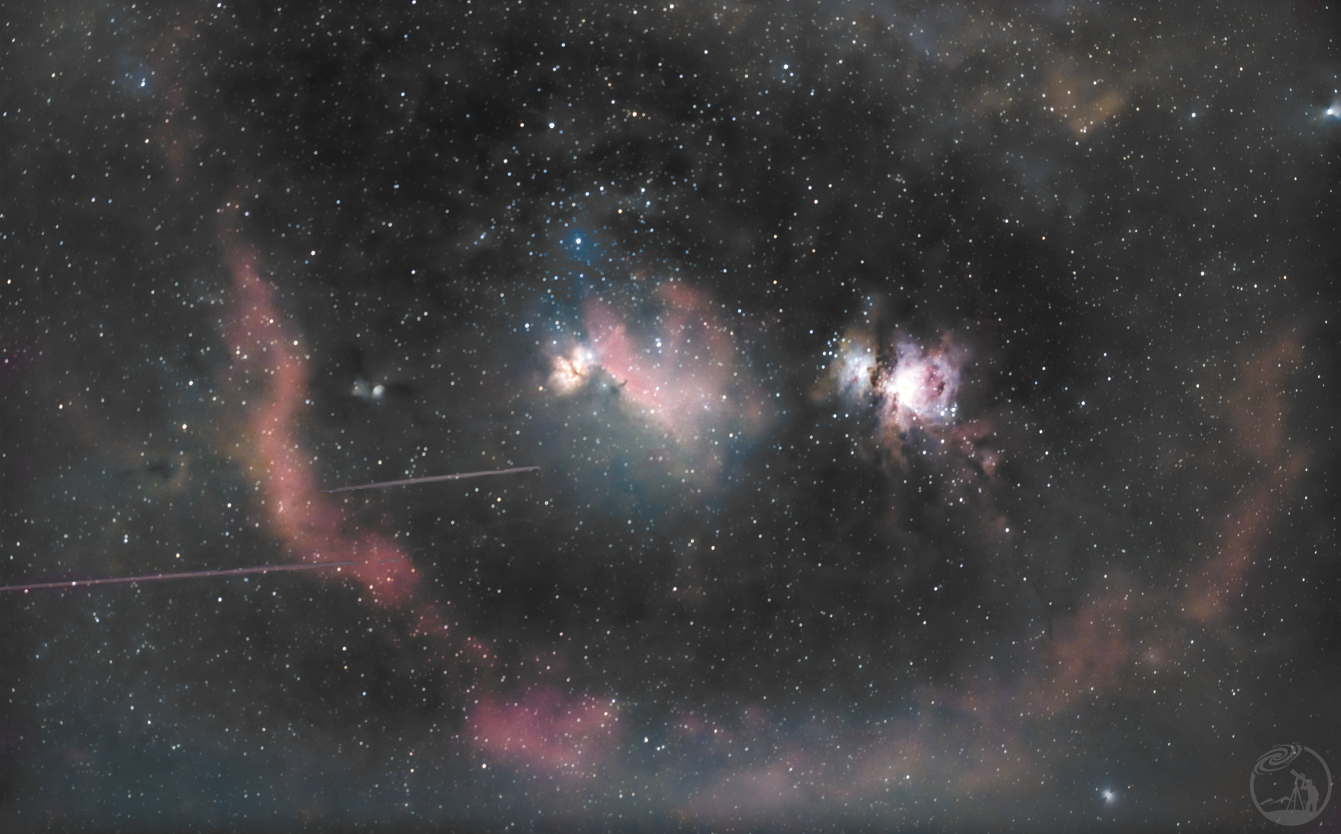 双子座流星雨和m42的碰撞