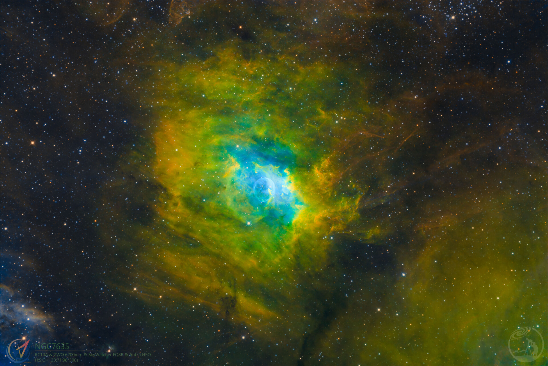 NGC7635 气泡星云