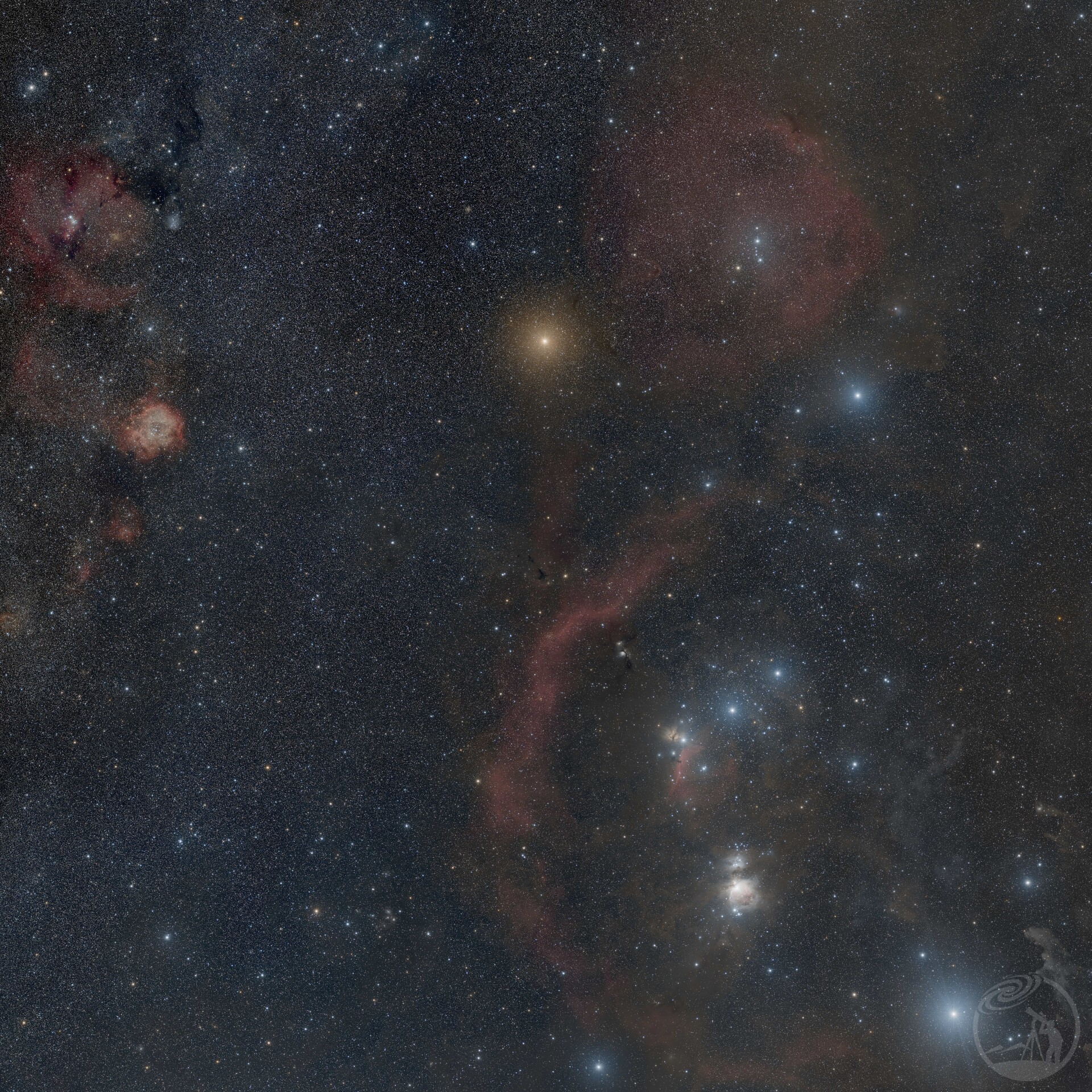 猎户座全域、玫瑰、圣诞树