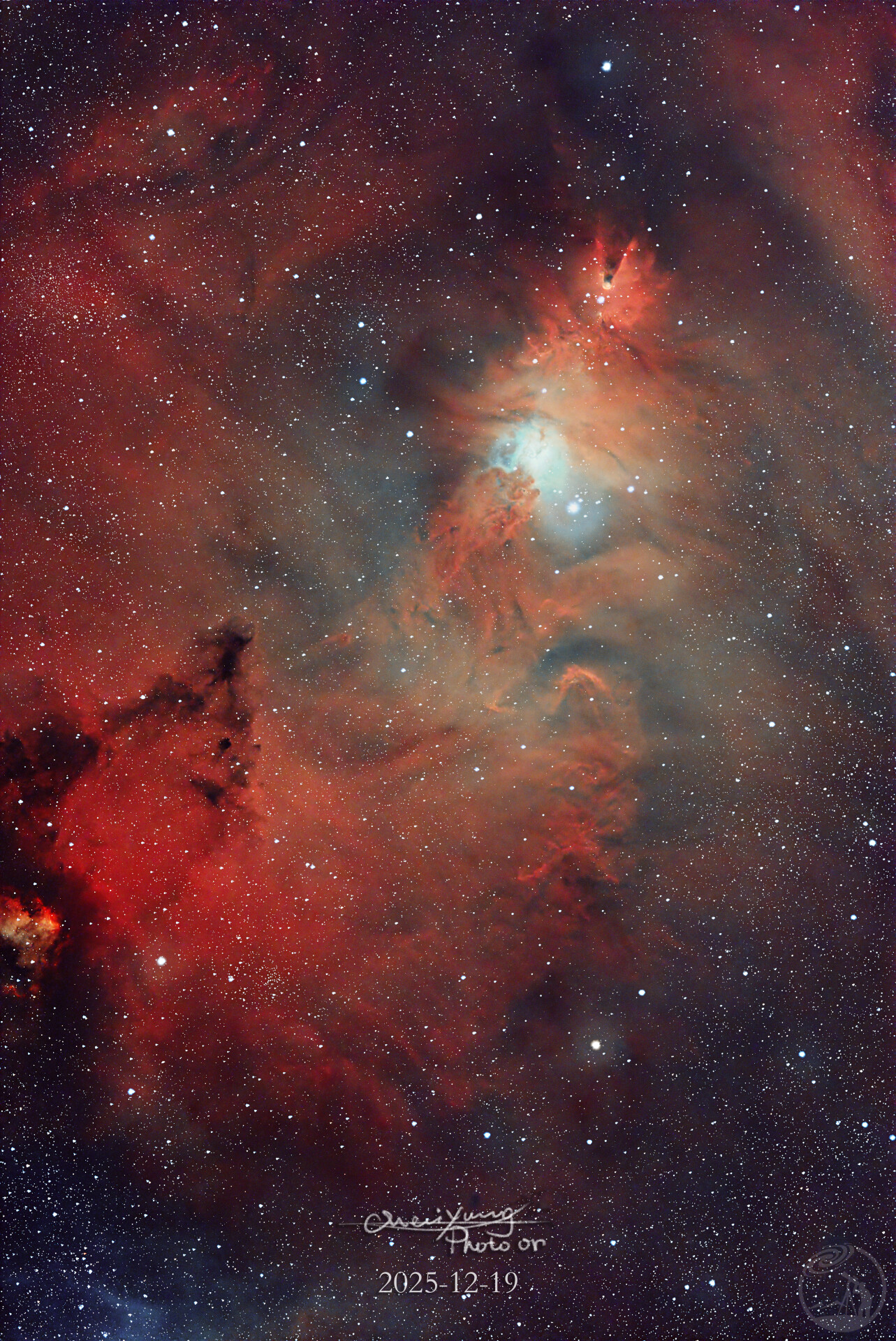 纪念属于我们的平安夜“圣诞树星团”