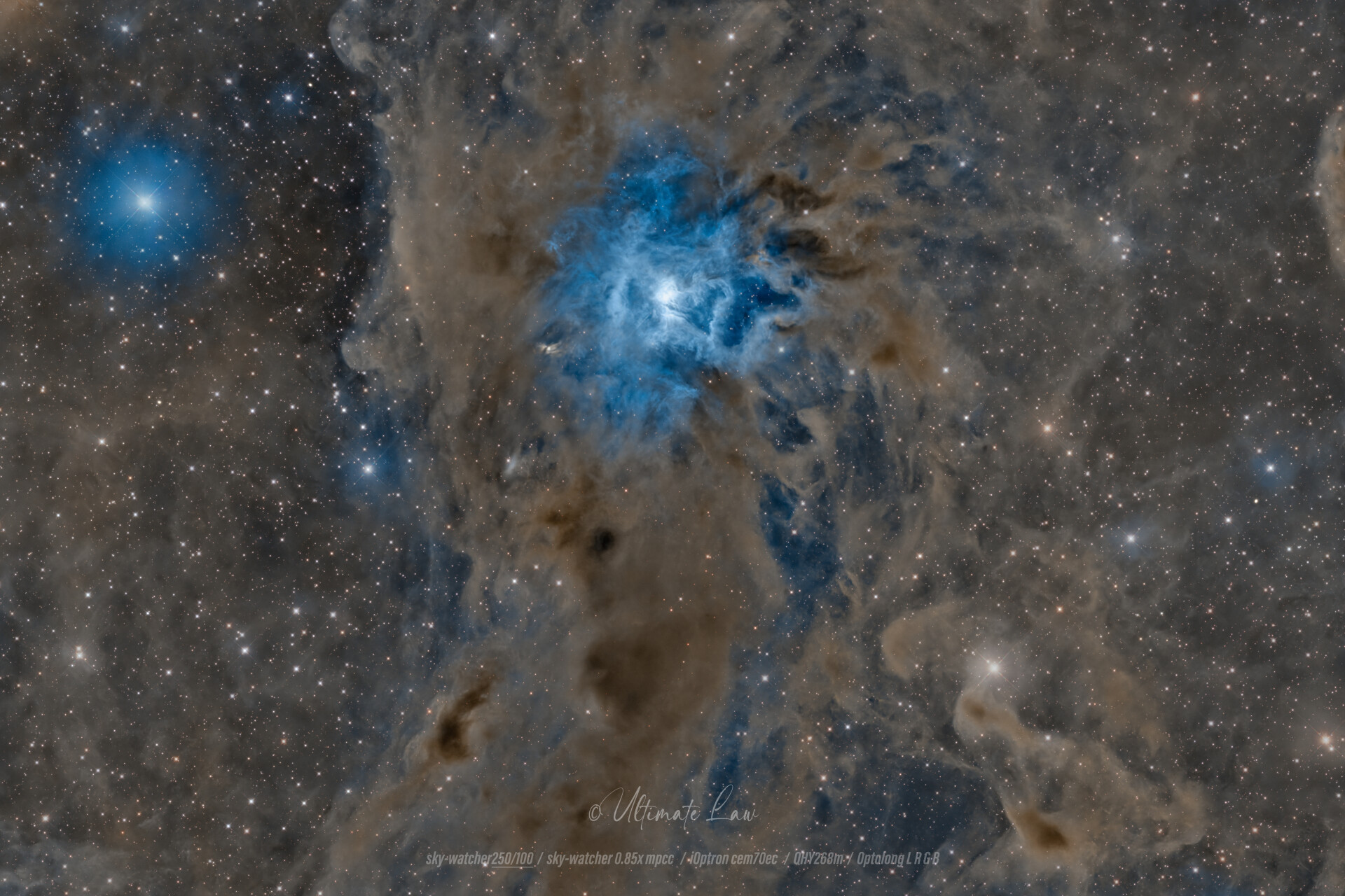 NGC7023鸢尾花星云