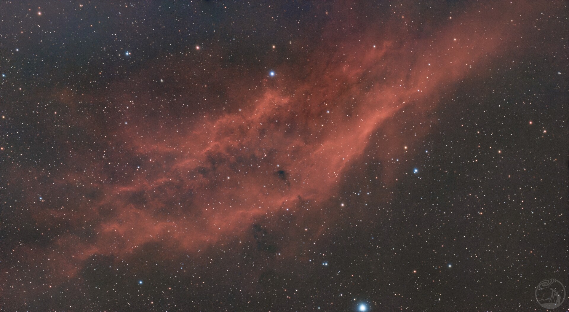 dwarf3智能望远镜拍摄ngc1499加州星云