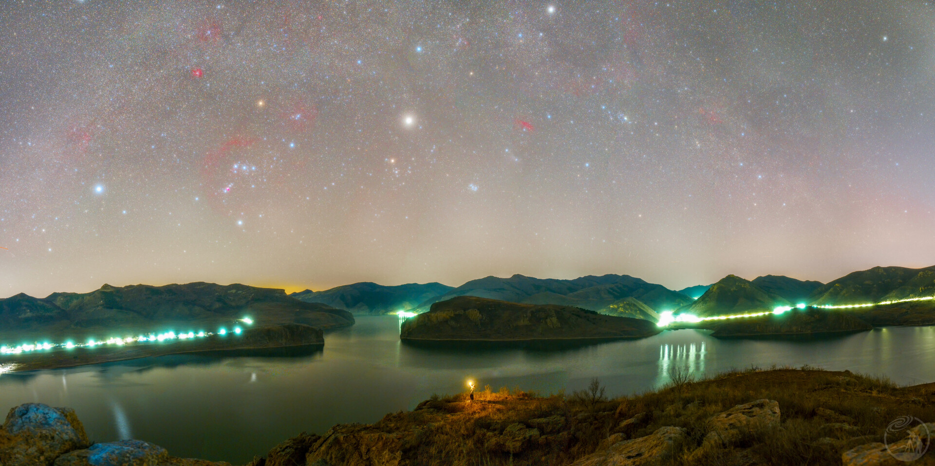 建昌宫山咀水库银河拱桥