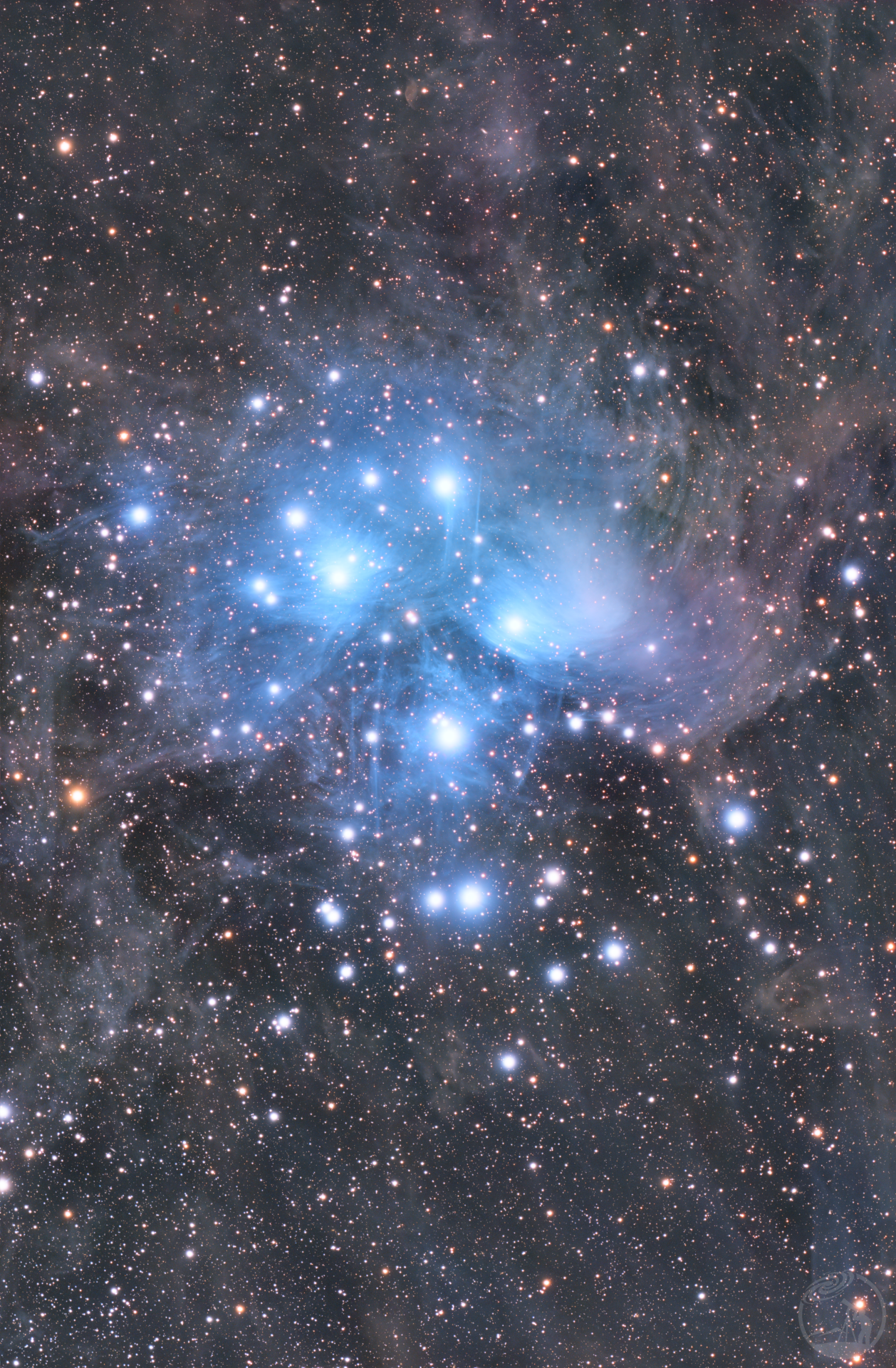 M45 昴宿星团 LRGB