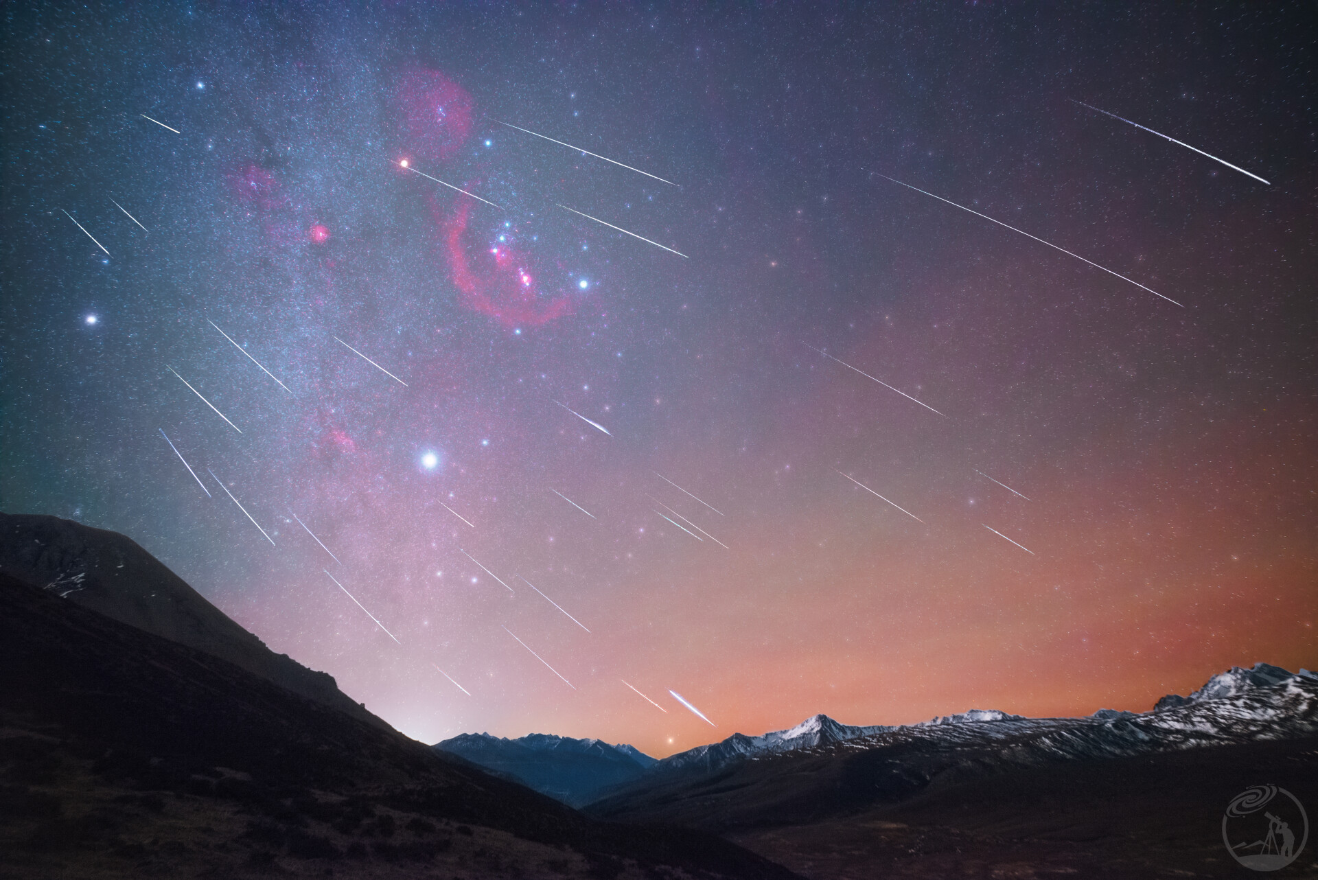 群星坠落于白马雪山