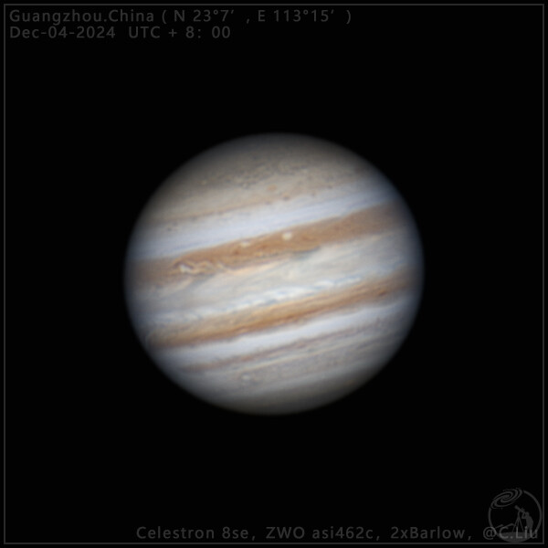 2024年12月的两张木星