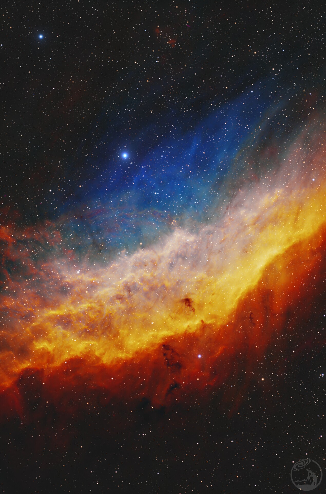 NGC1499加州星云-烈焰灼心