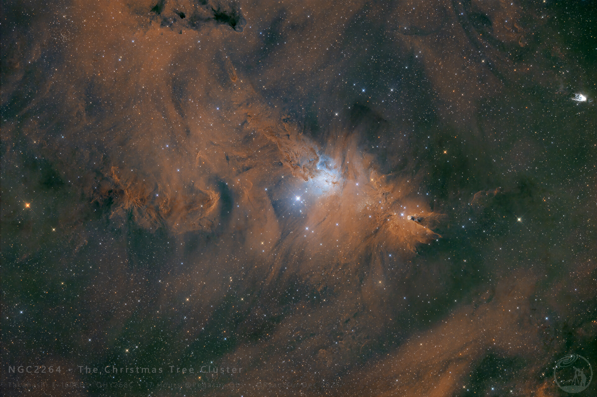 NGC2264 圣诞树星云》 - 巡星客