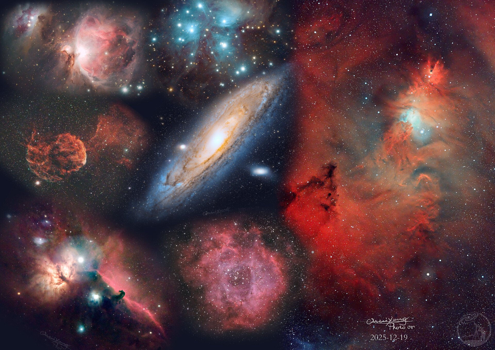 2025年天文深空摄影小结