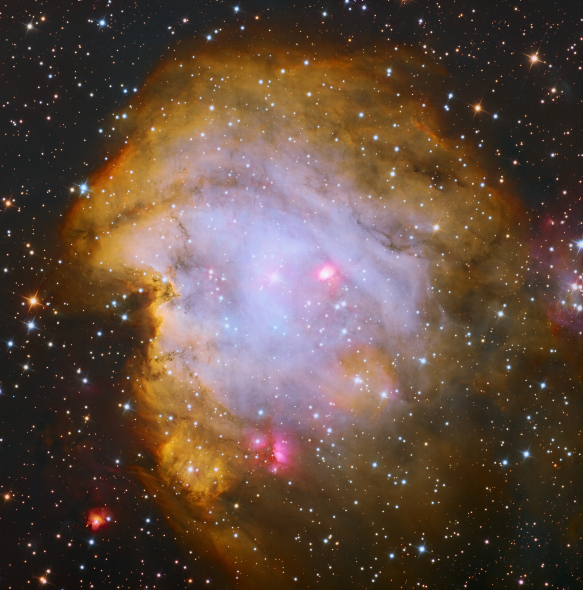 NGC2175猴头星云   七通道LRGBSHO