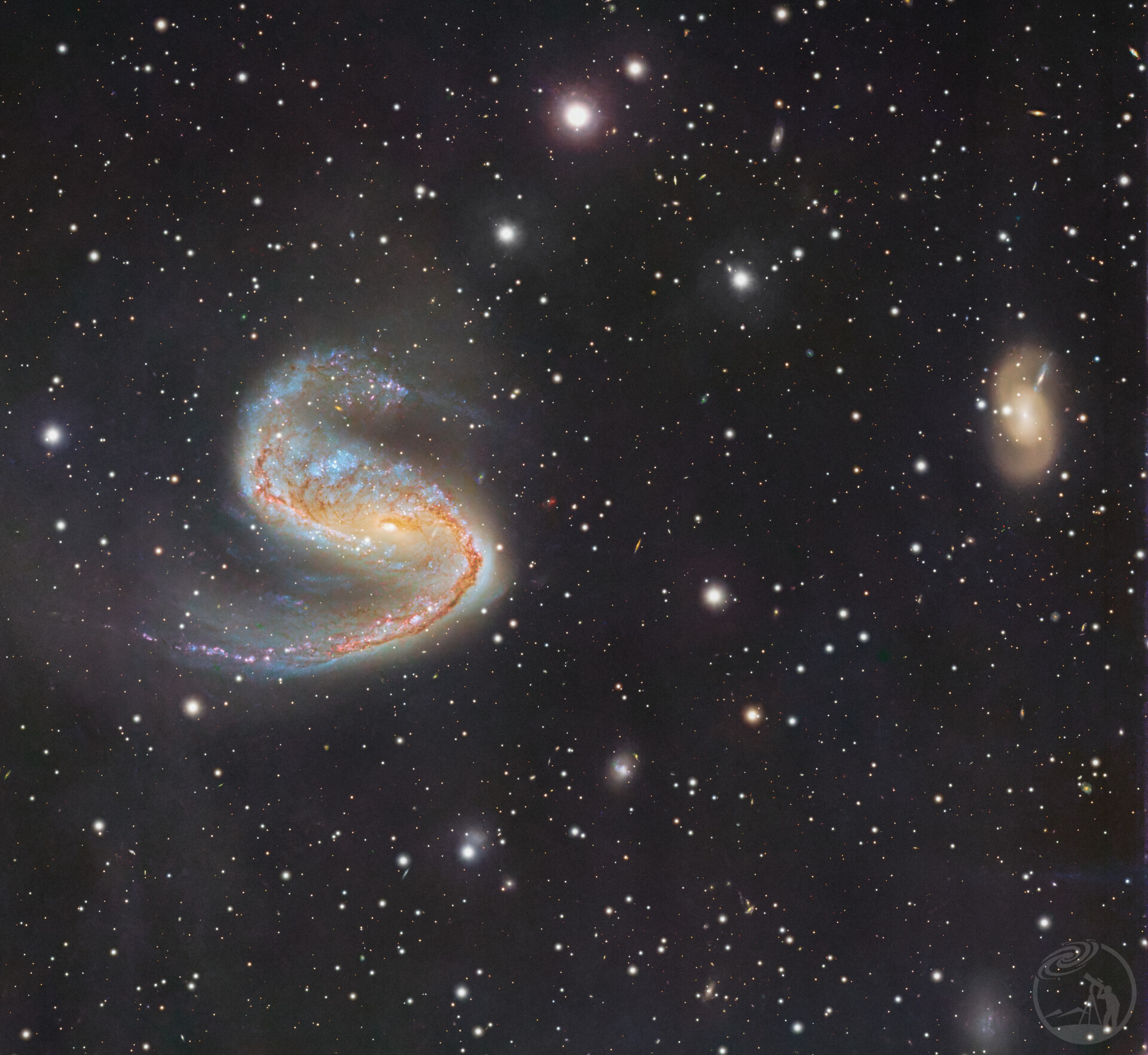 ngc2442，眼镜蛇星系