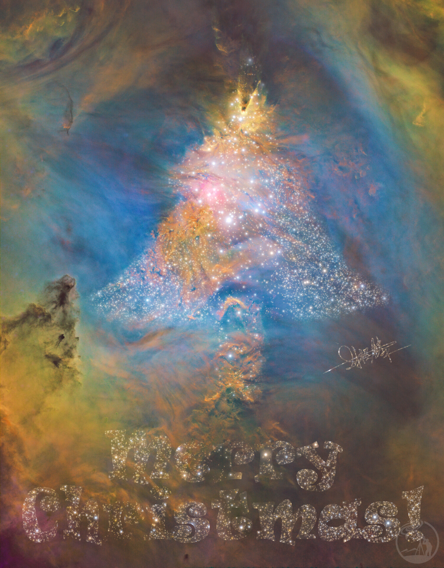 我用星星作彩灯✨，装点你的圣诞树🎄