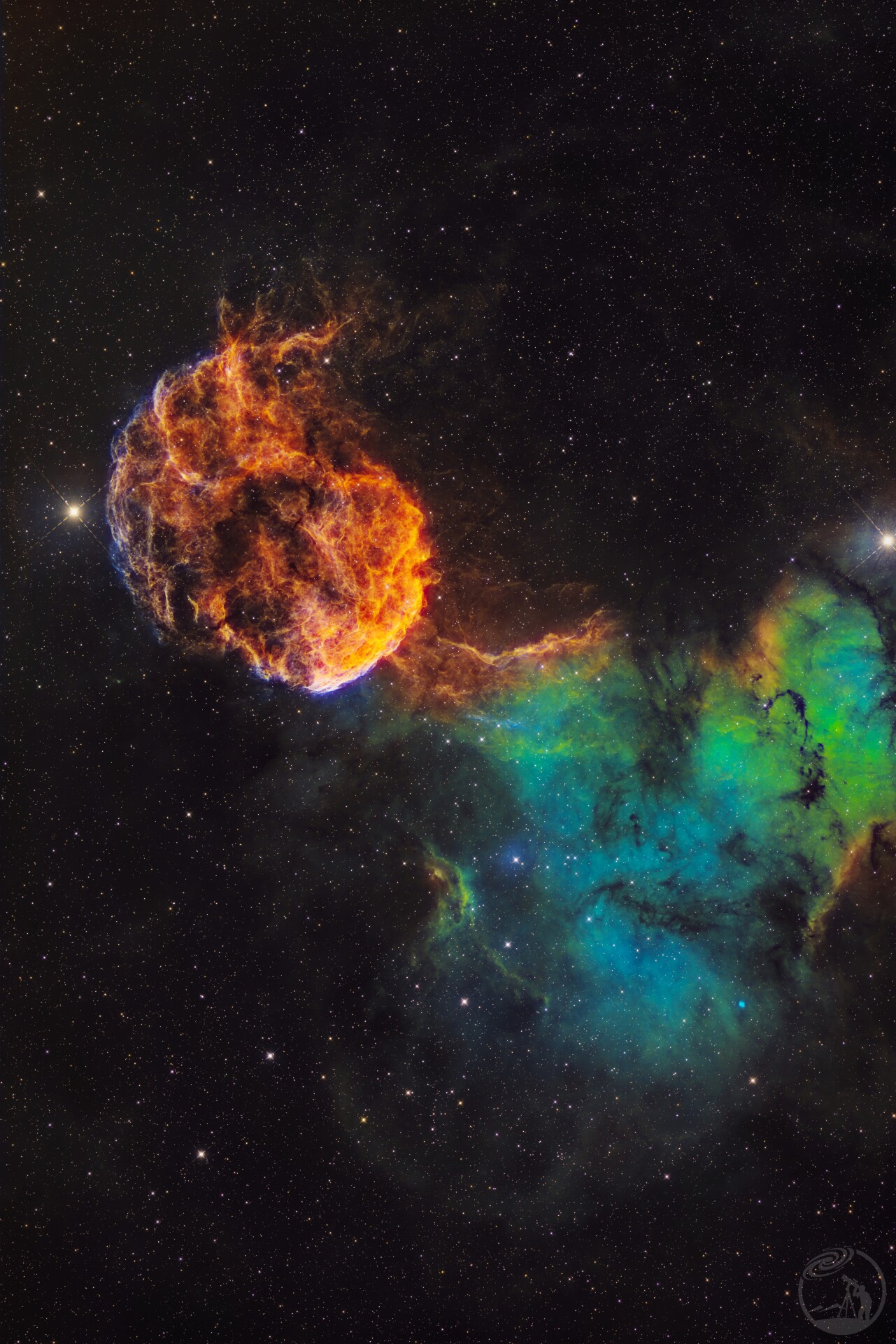 沙滩风格的ET(IC443水母星云)