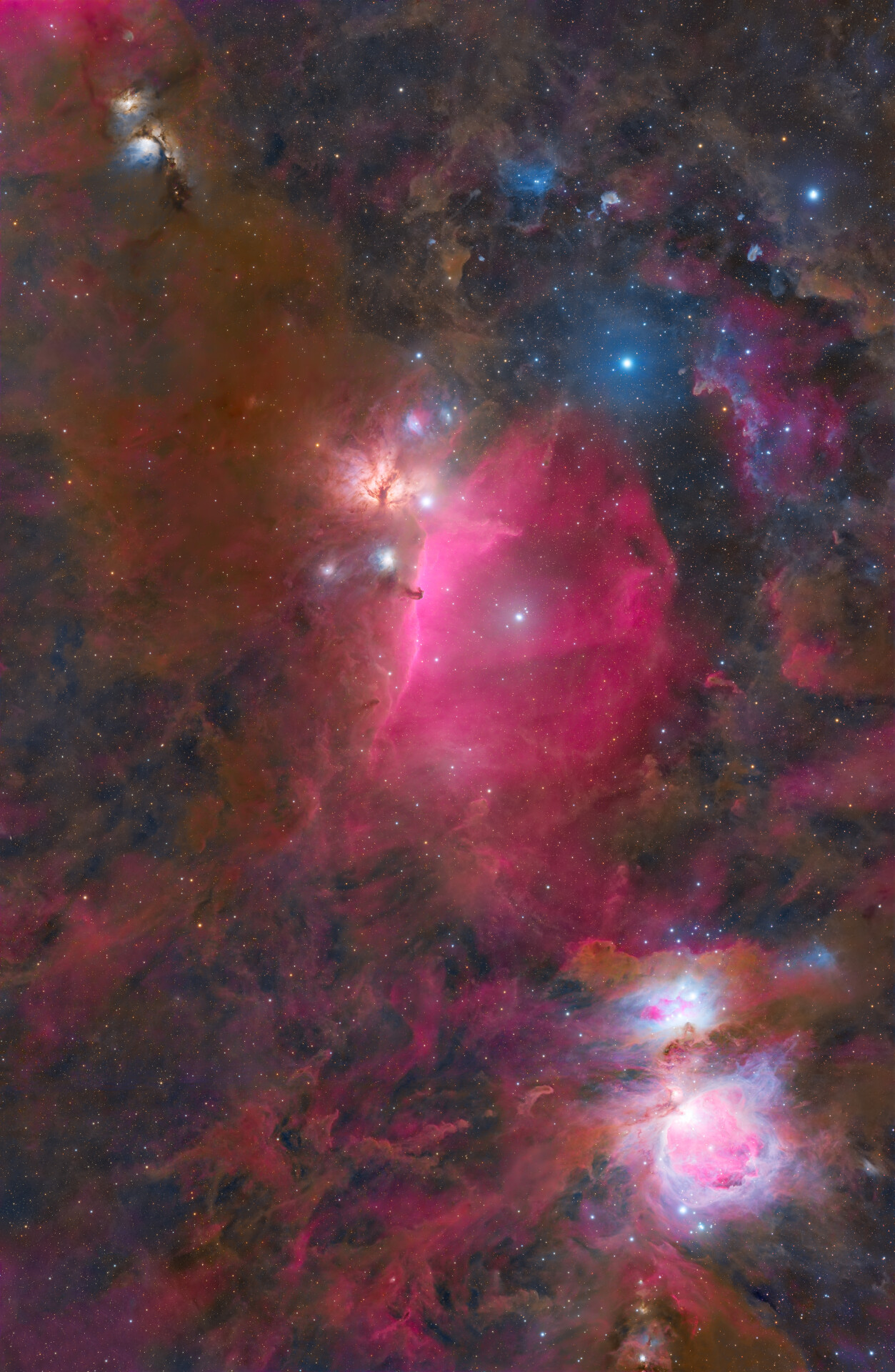 三星照耀猎户座