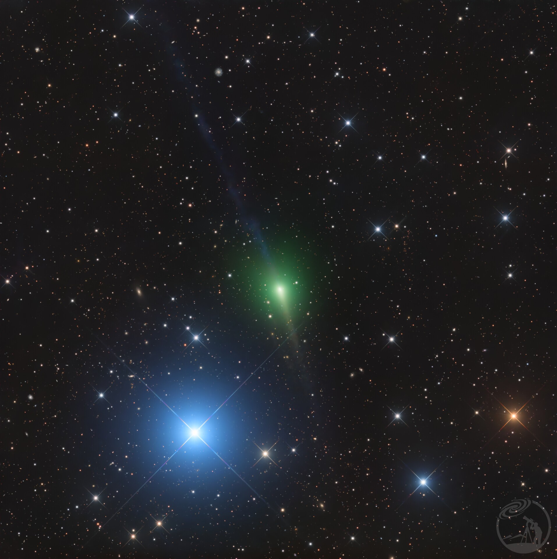 系外来客与狮子座59的近照合影