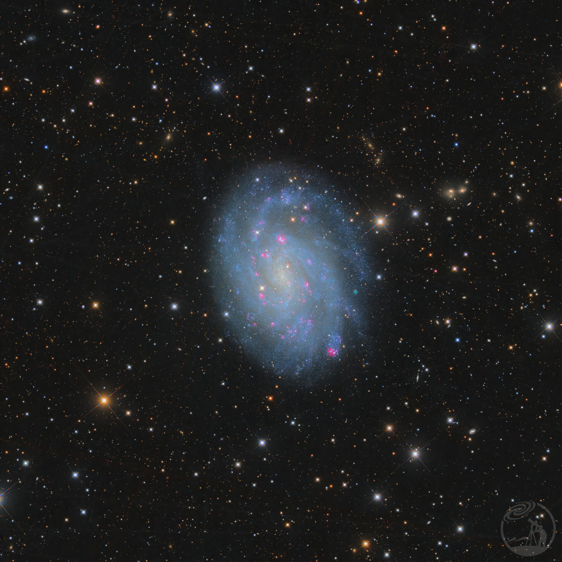 NGC300光之螺旋火之花