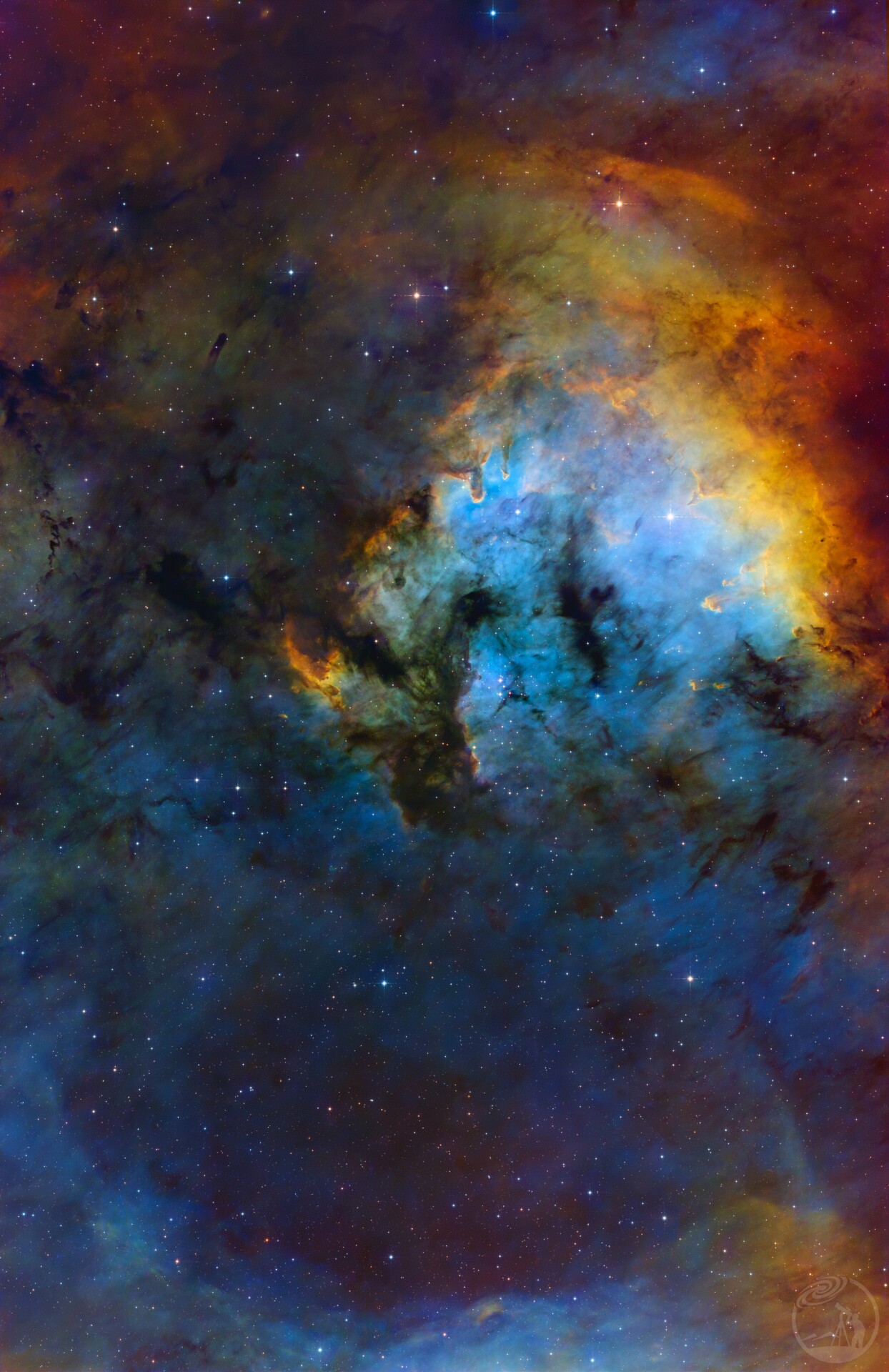 大问号里的狗头